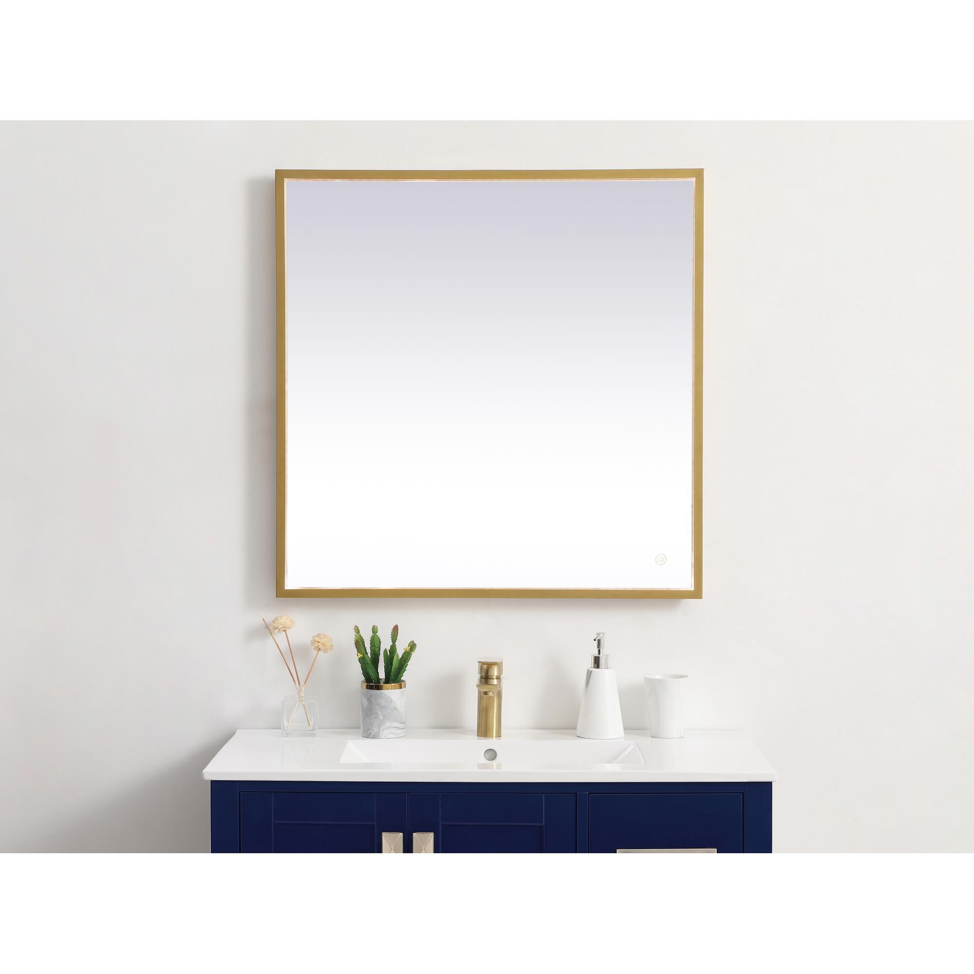 Pier LED Lighted Mirror by Elegant Decor