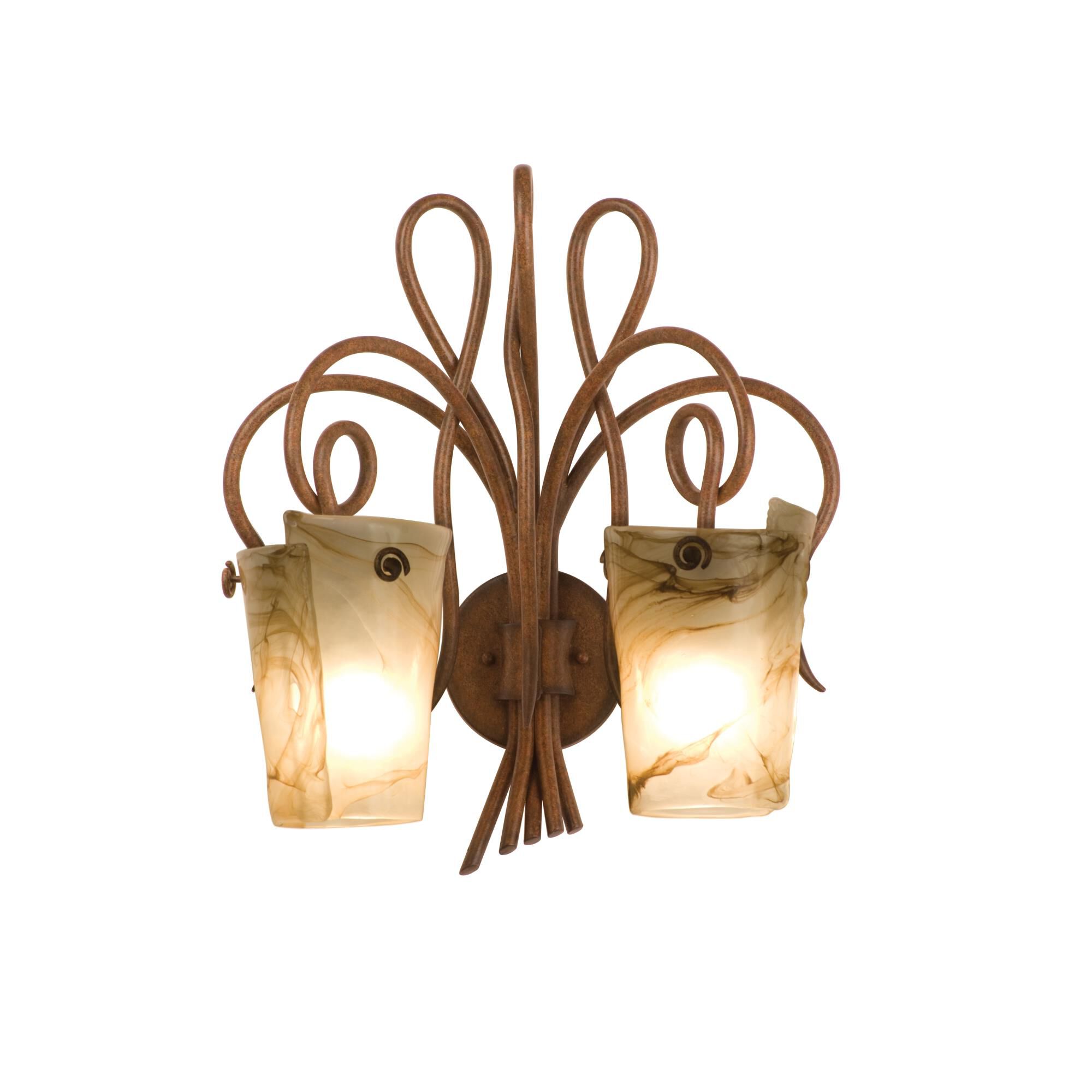 Shown in Tuscan Sun finish and Milky Way glass 