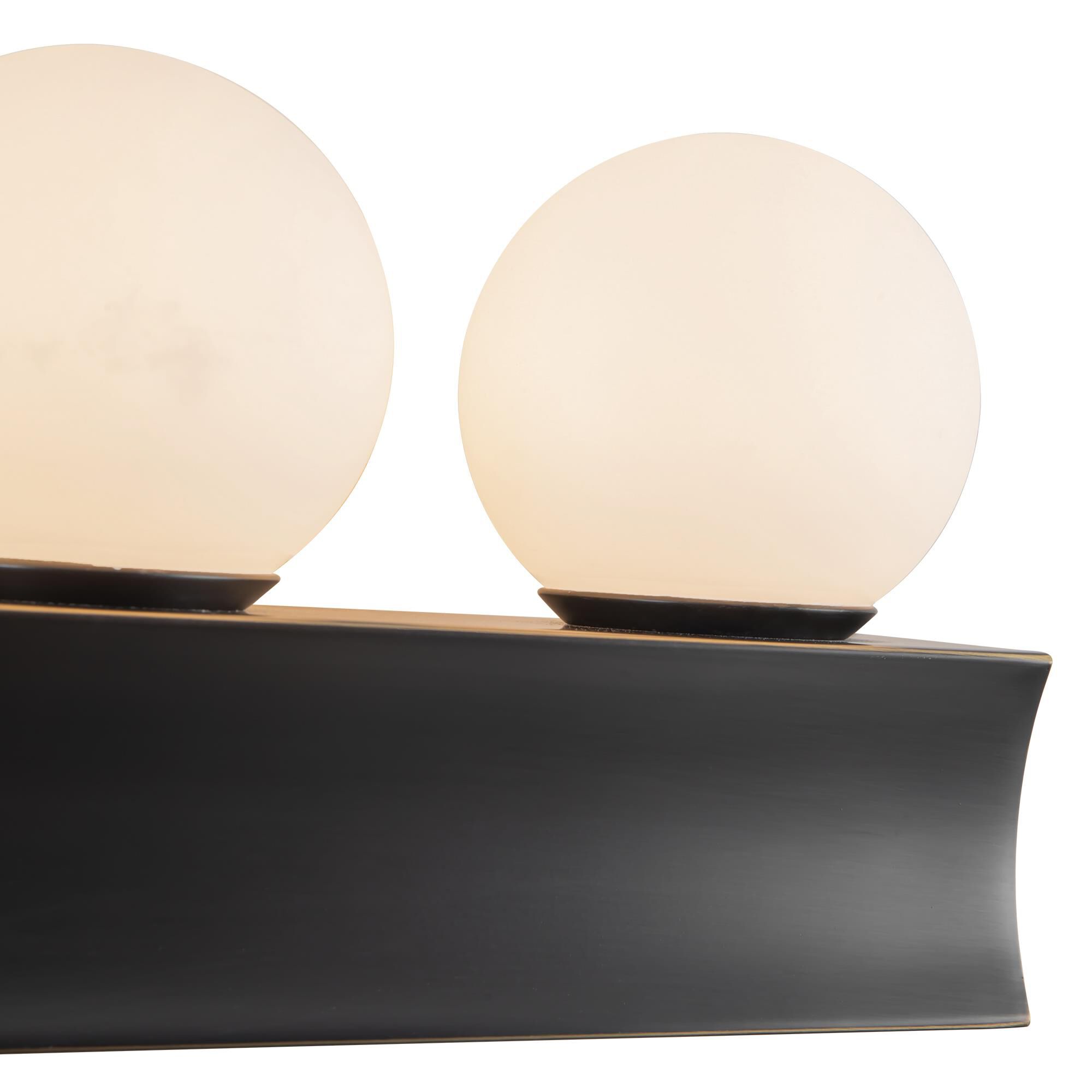 Shown in Urban Bronze finish and Opal glass