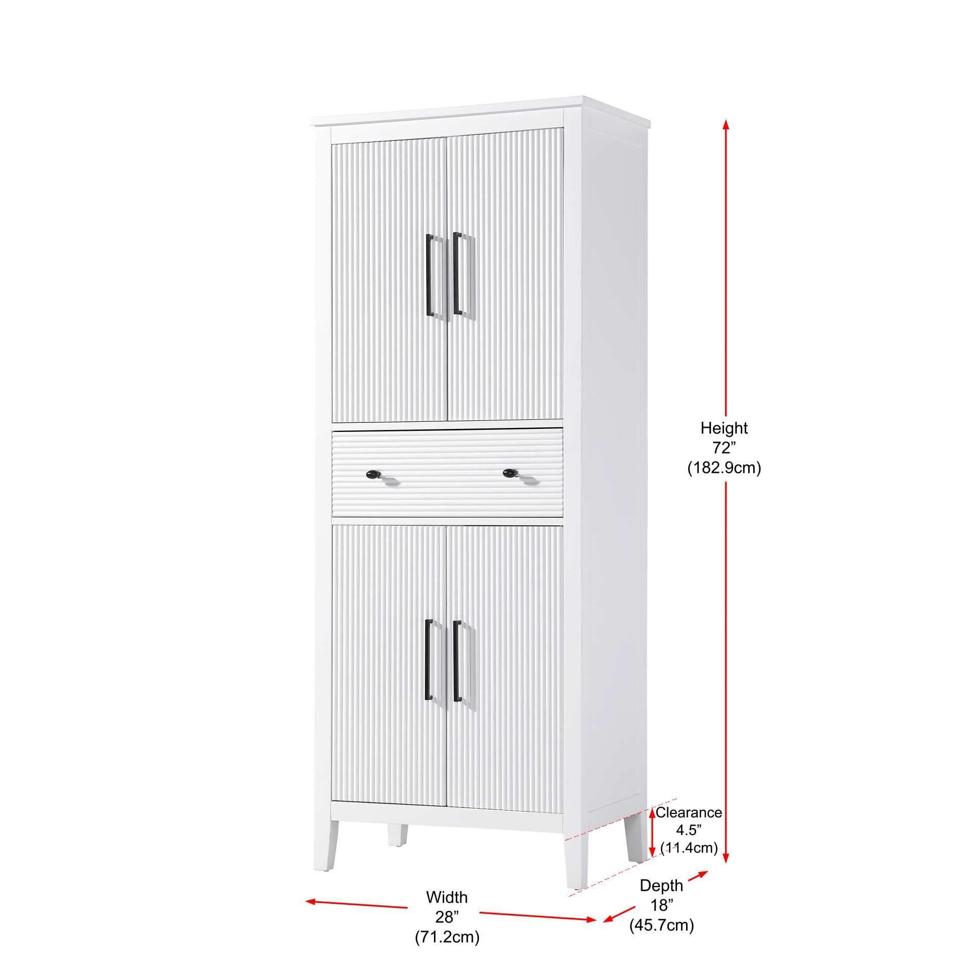 Blakely 72 Inch Storage Cabinet by Elegant Decor
