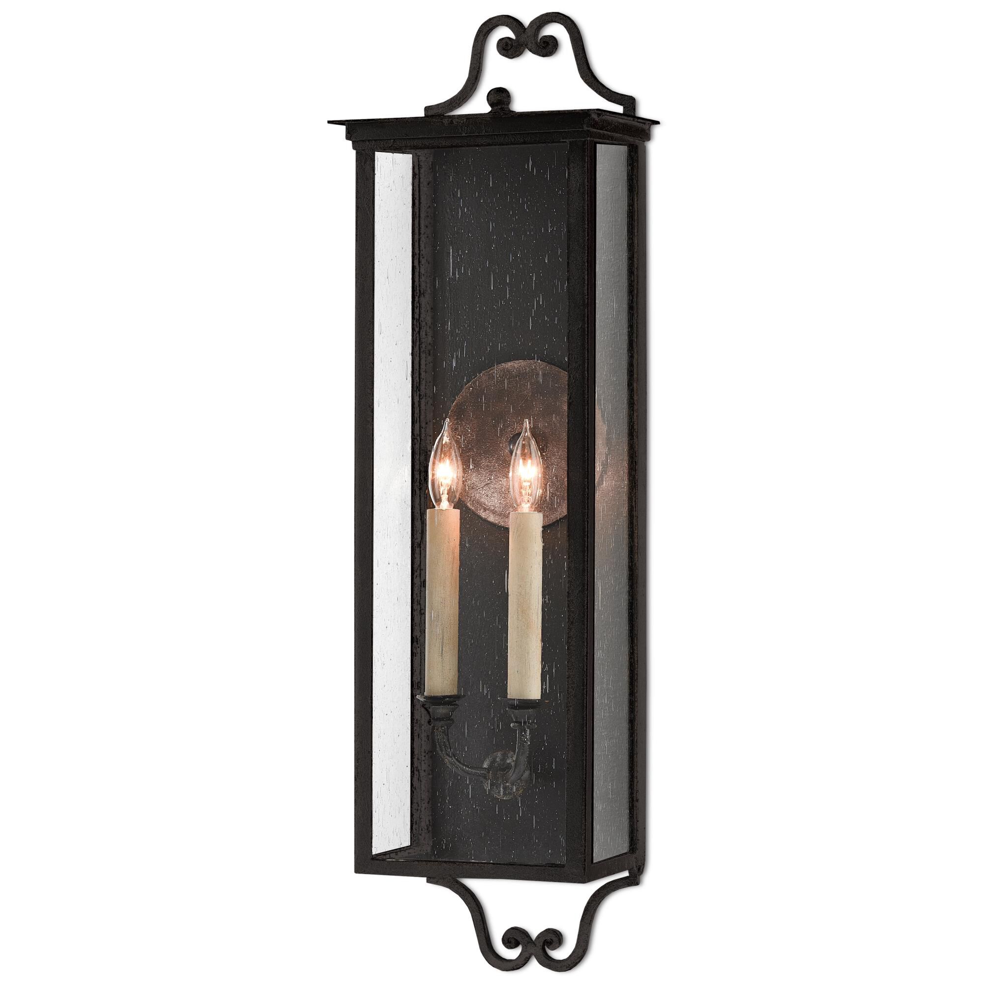 Giatti 30 Inch Tall 2 Light Outdoor Wall Light by Currey and Company