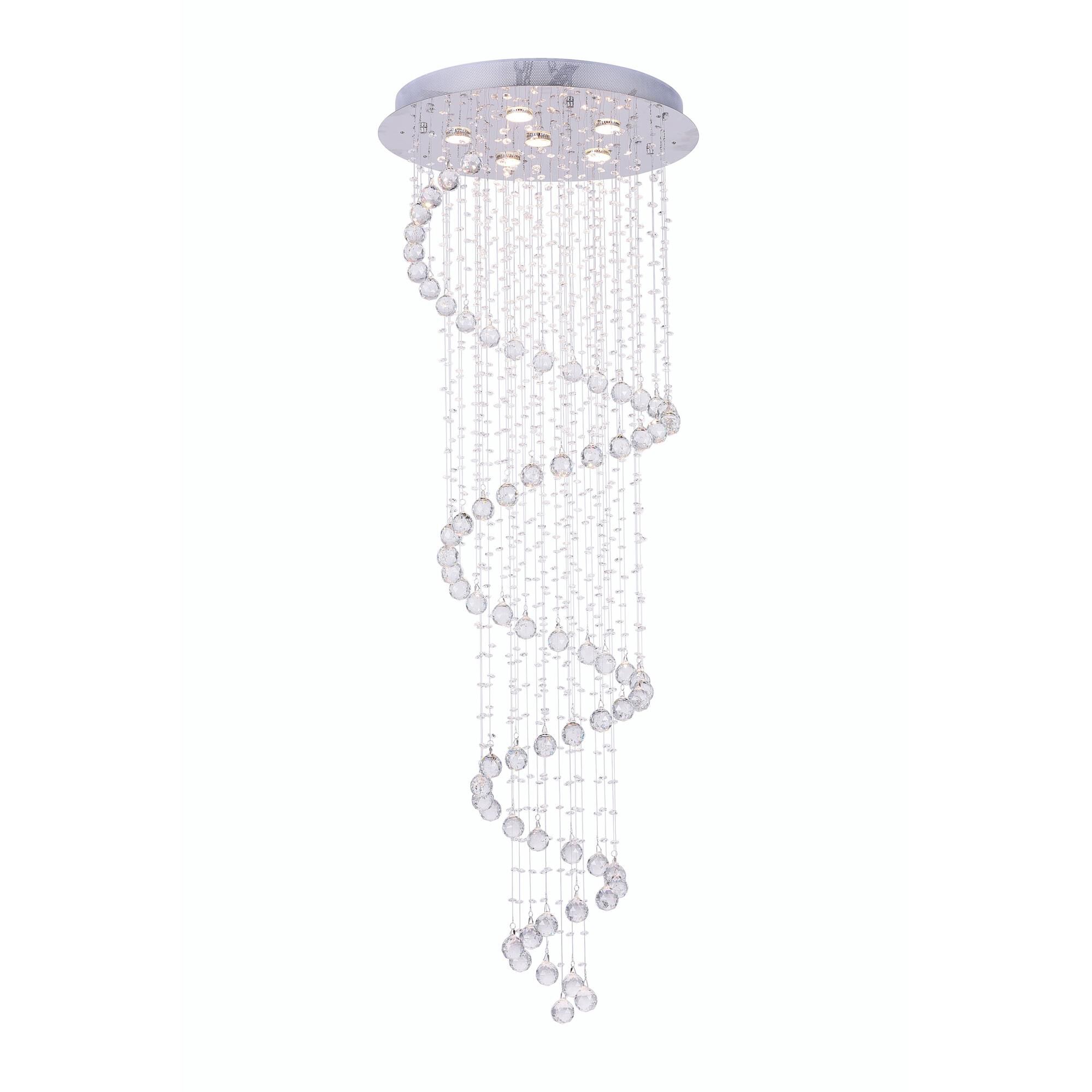 Spiral 24 Inch 6 Light Multi Light Pendant by CWI Lighting