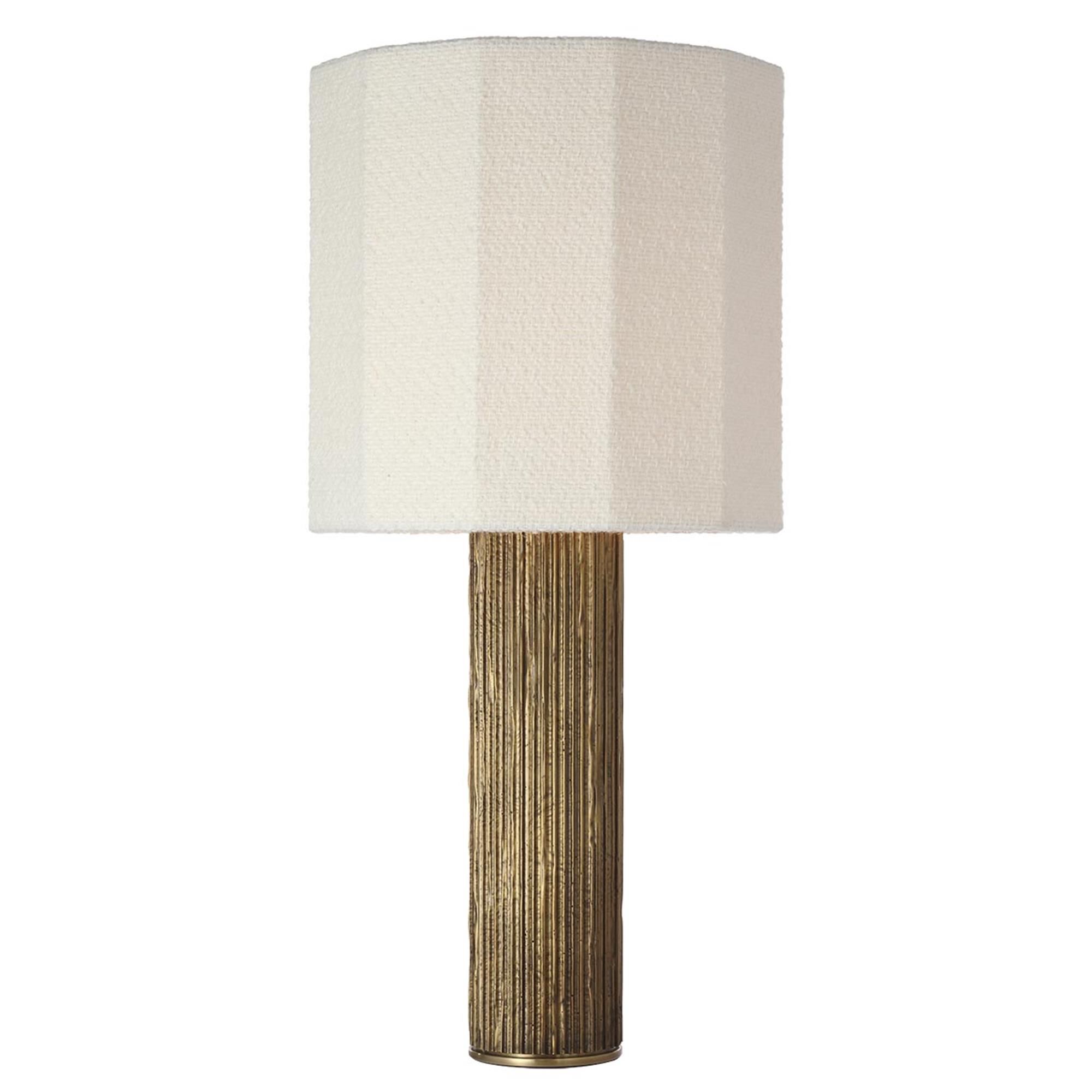 Shown in Ridged Tombac finish and Decorative Boucle shade