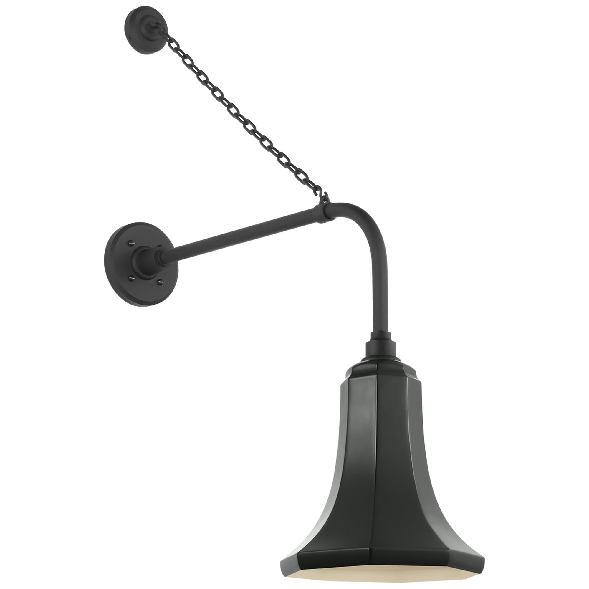 Shown in Matte Black finish and Green shade