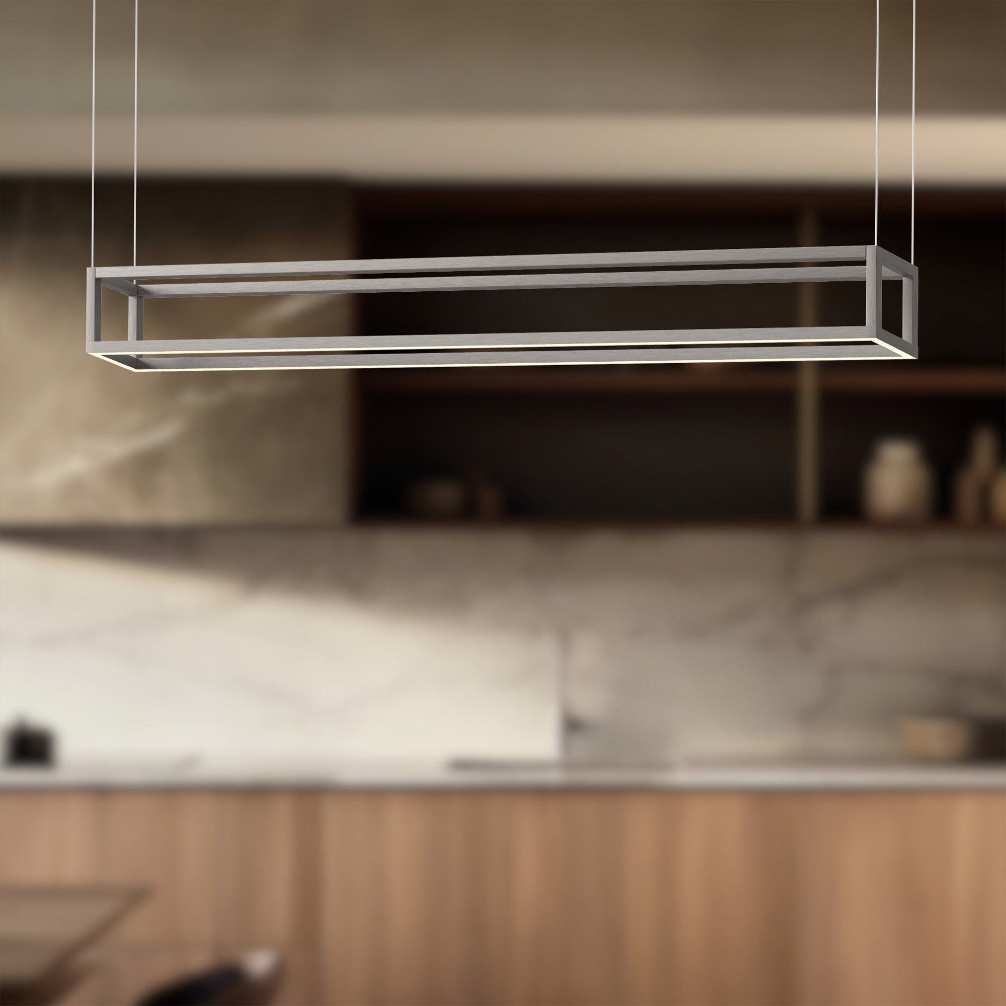 Shown in Brushed Nickel finish and White Silicone glass