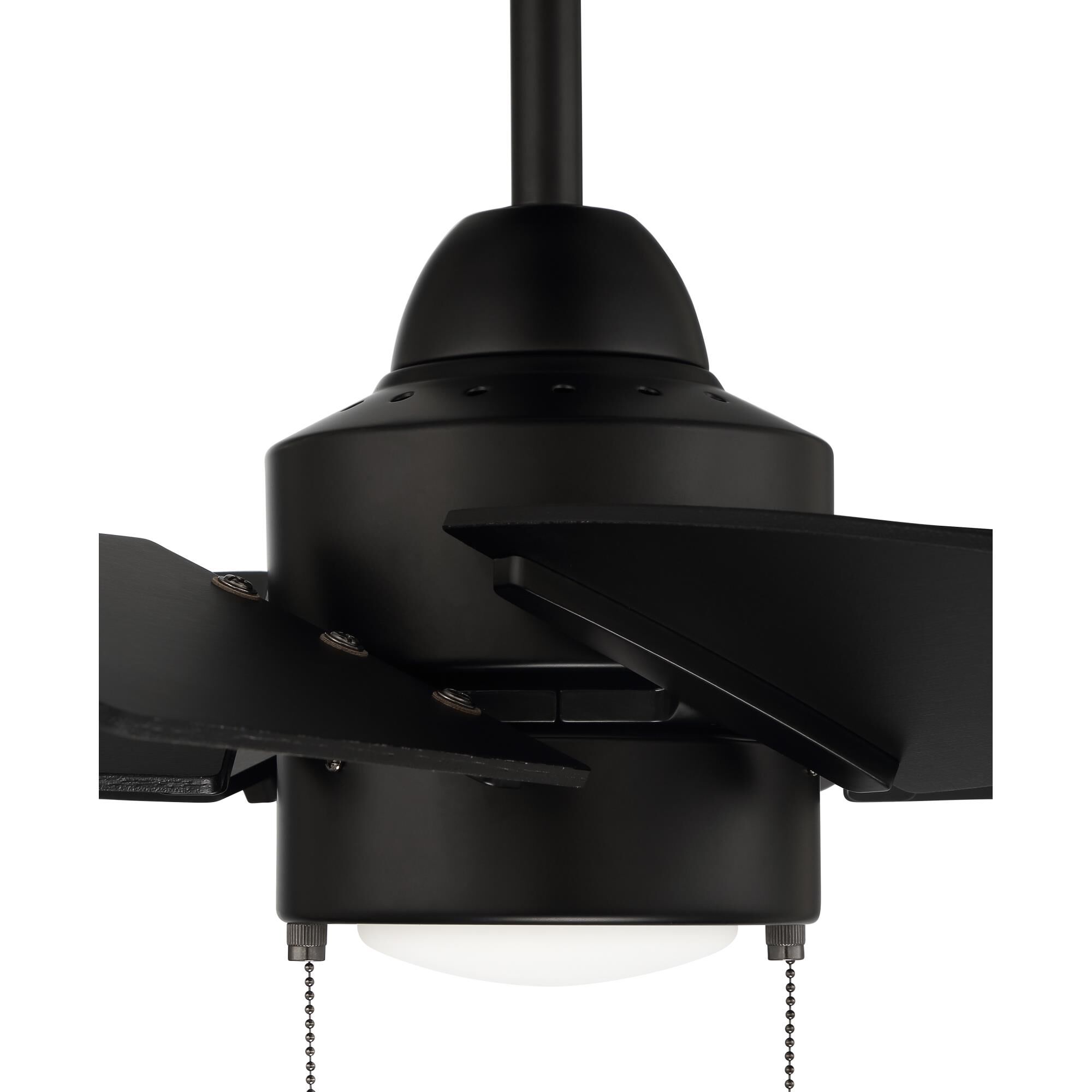 Shown in Flat Black finish and White Frost glass and Yes shade