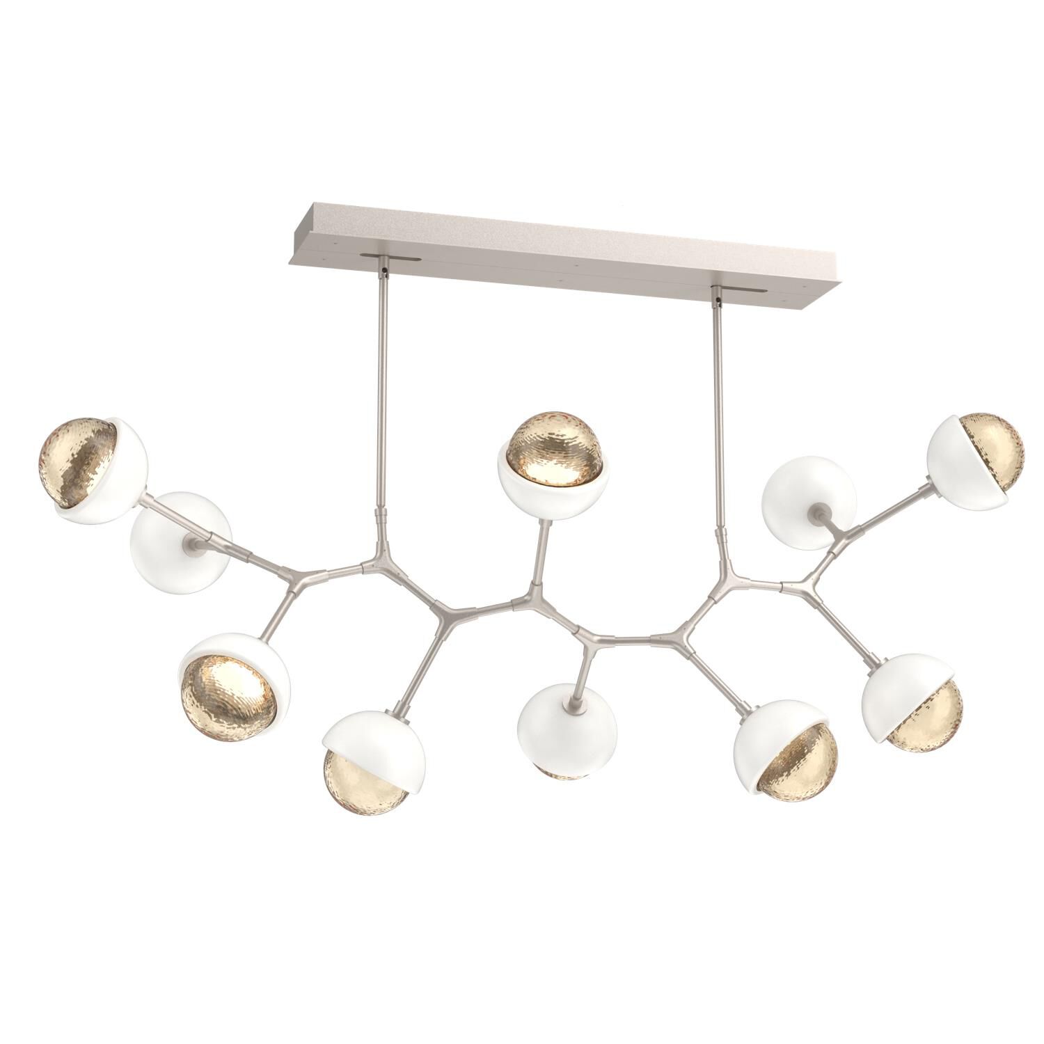Levi Wilson Cabochon 56 Inch Linear Suspension Light by Hammerton Studio
