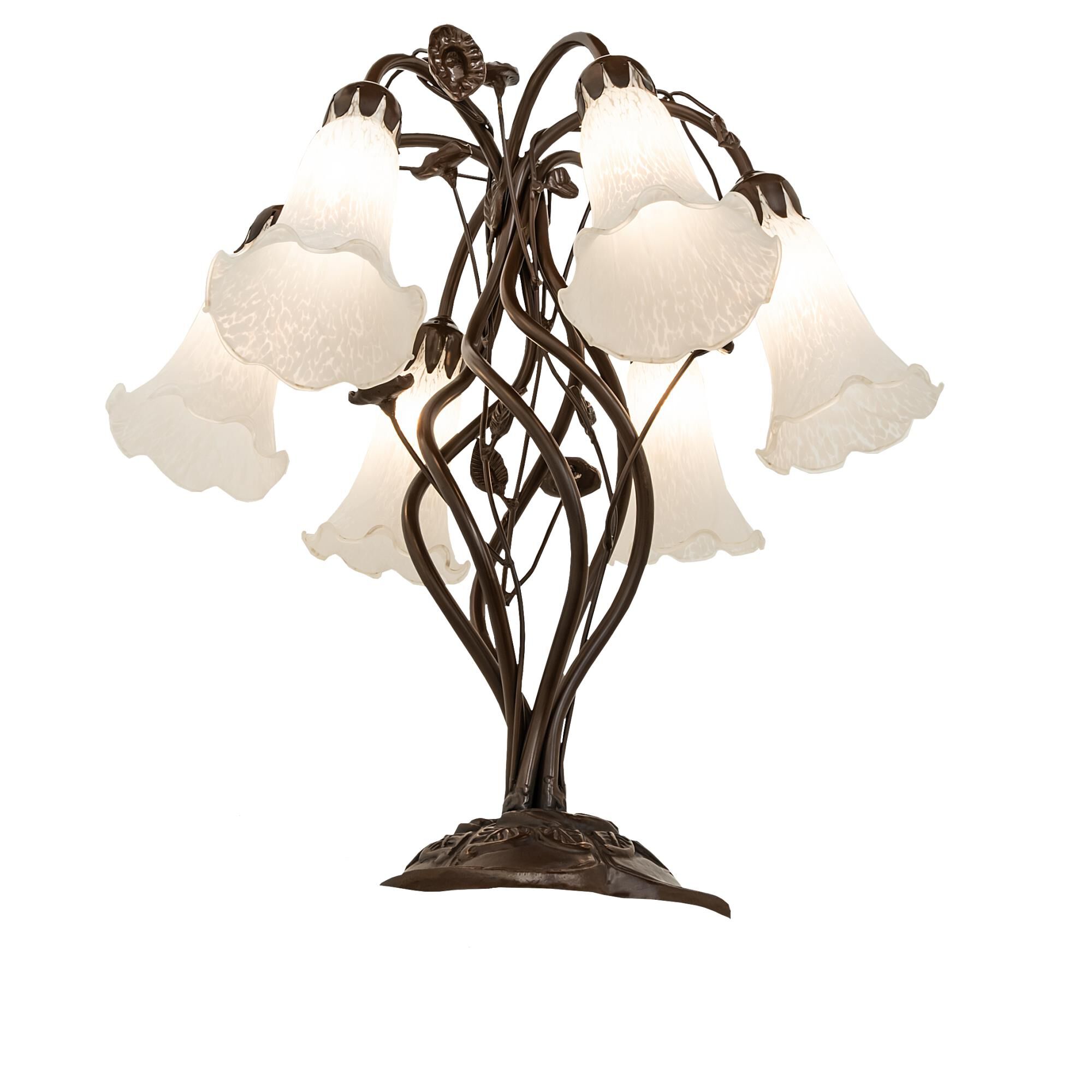 White 19 Inch Table Lamp by Meyda Lighting