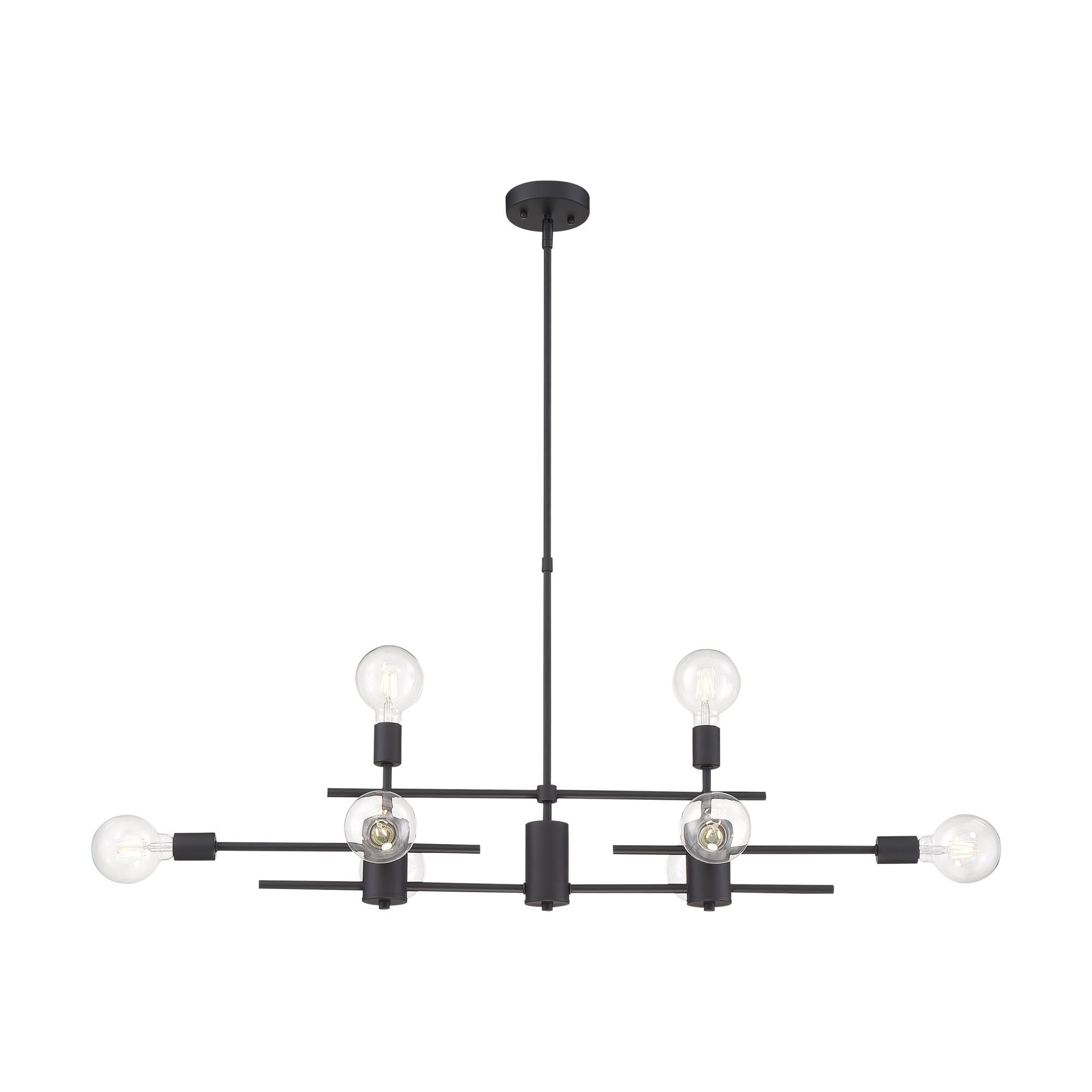 Delphi 45 Inch 8 Light Linear Suspension Light by Nuvo Lighting