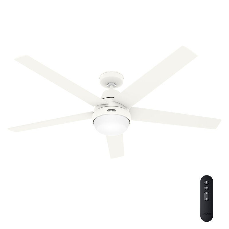 Aerodyne 60 Inch Ceiling Fan with Light Kit by Hunter Fan