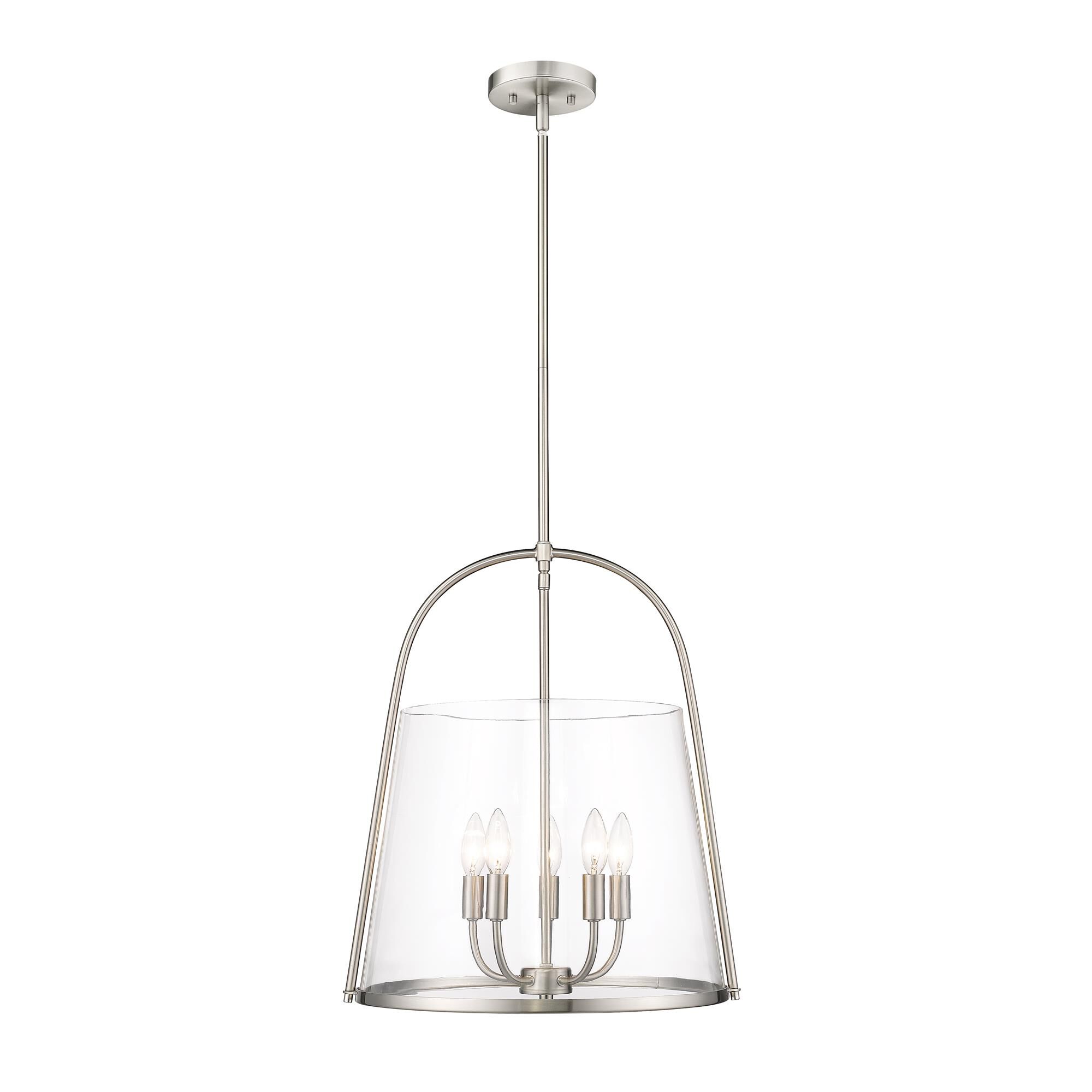 Shown in Matte Black finish and Clear glass