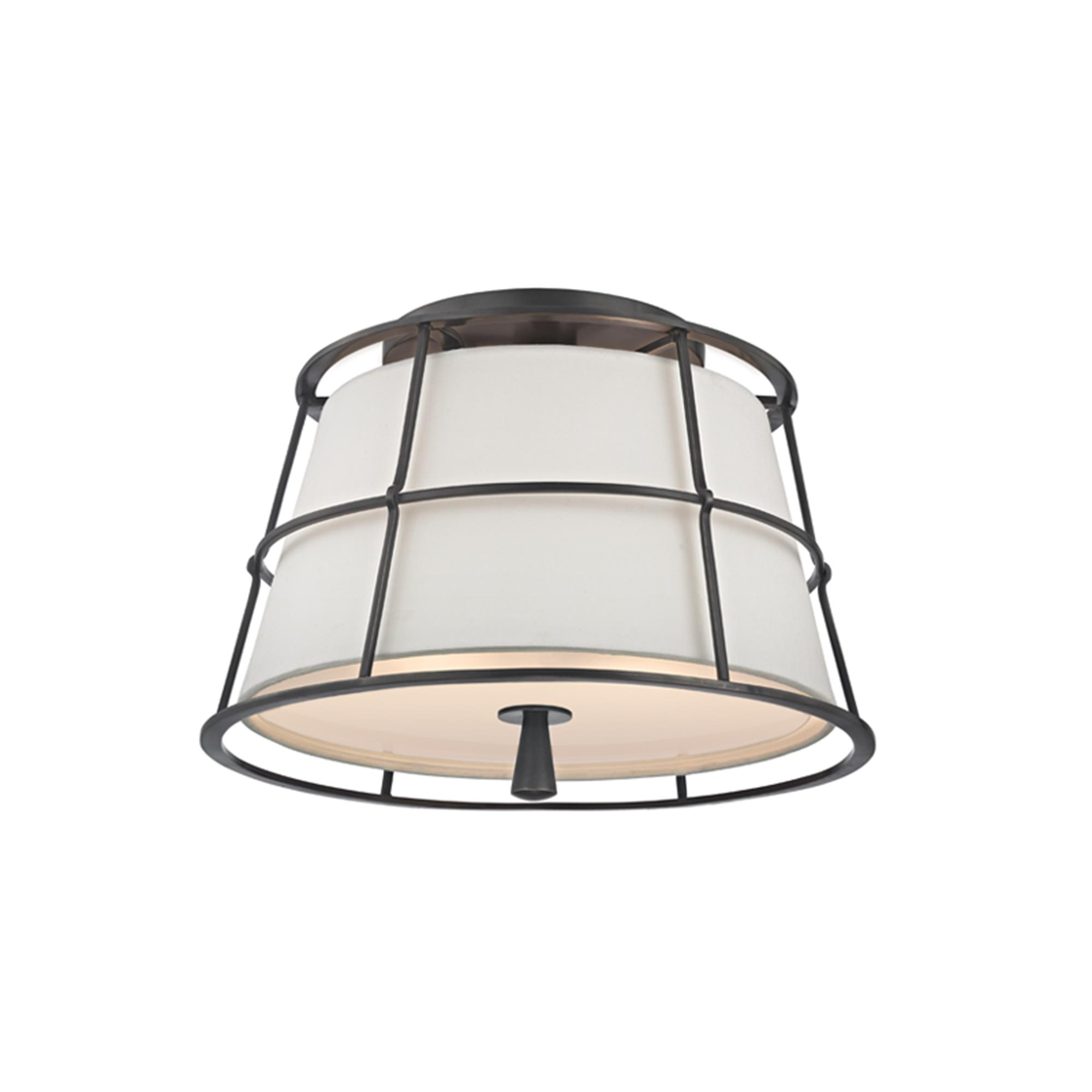 Savona 14 Inch 2 Light Semi Flush Mount,
