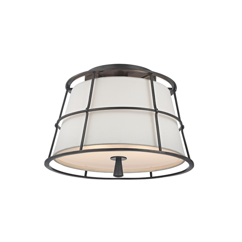 Savona 14 Inch 2 Light Semi Flush Mount by Hudson Valley Lighting