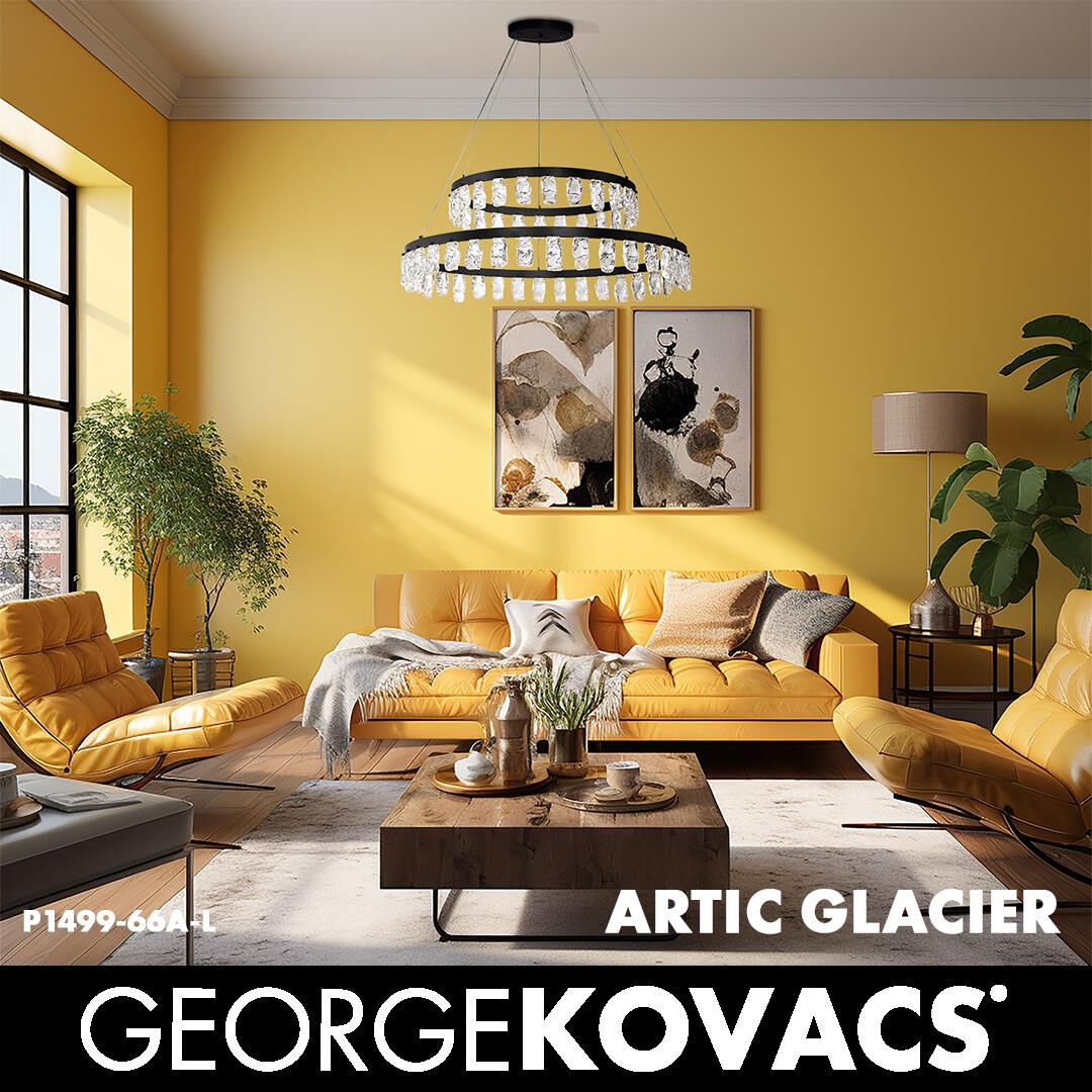 Artic Glacier Chandelier by Kovacs
