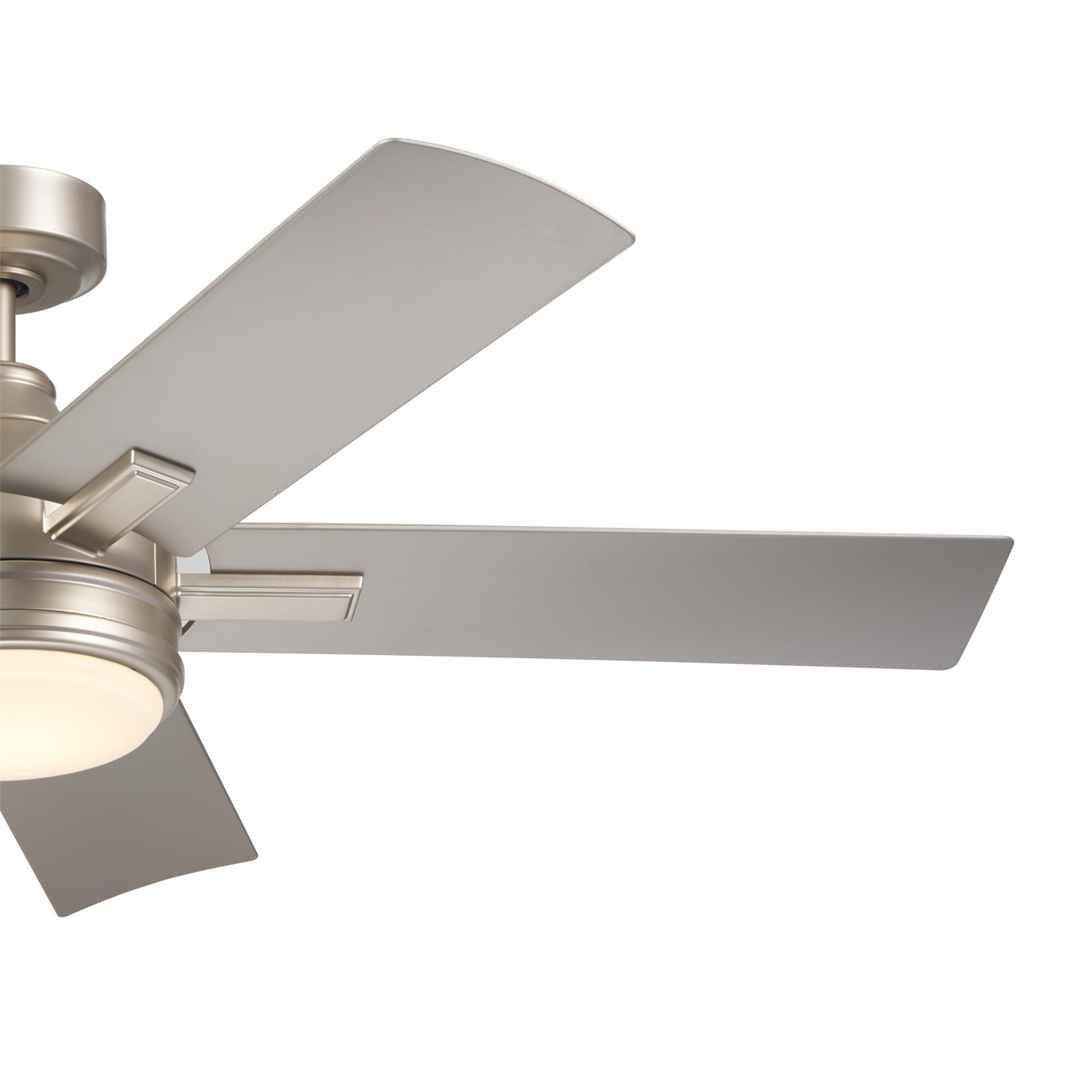 Shown in Brushed Nickel finish and Frosted glass