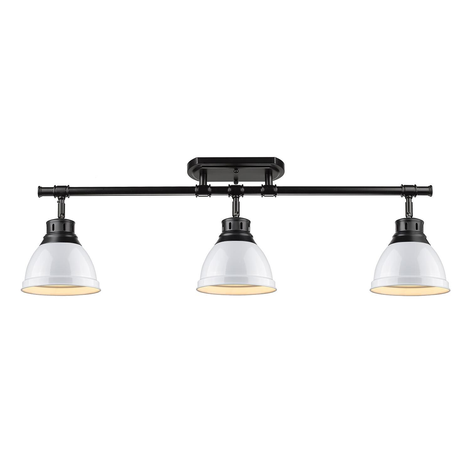 Shown in Black finish and White shade