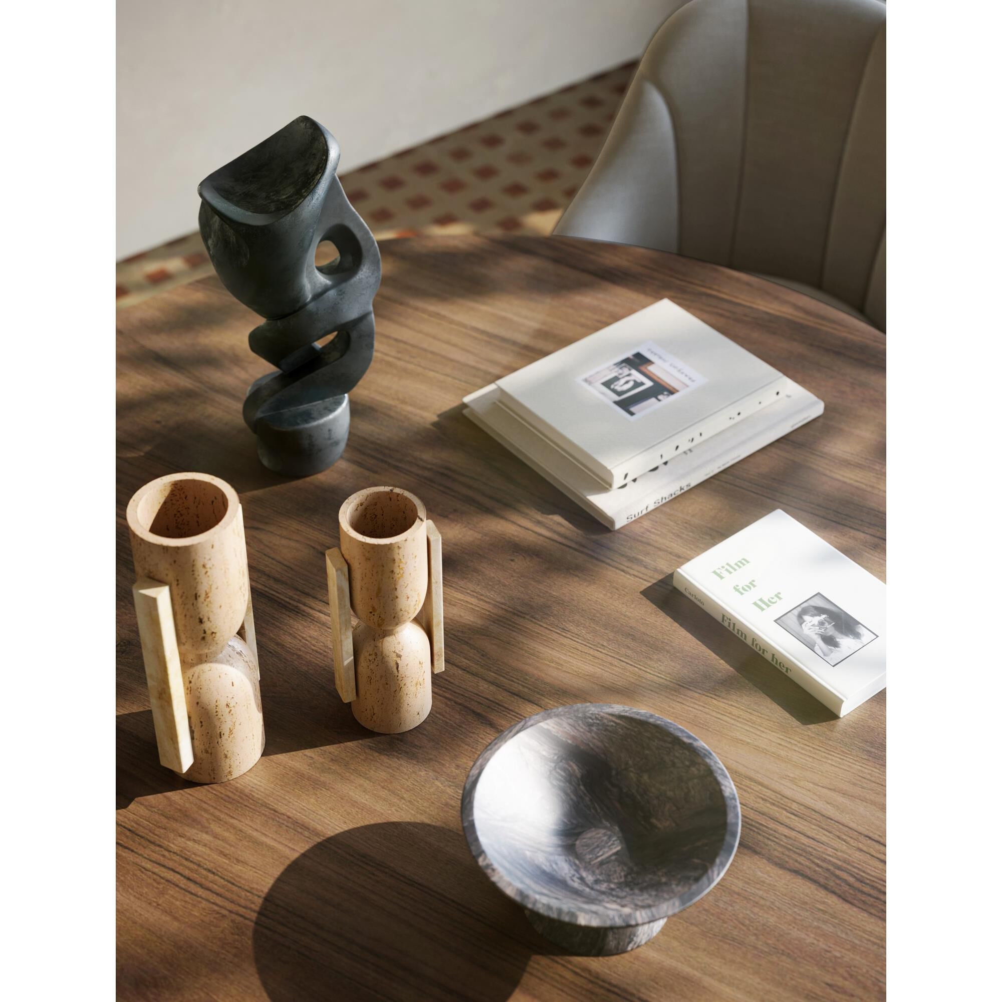 Stone Vase-Urn by Currey and Company