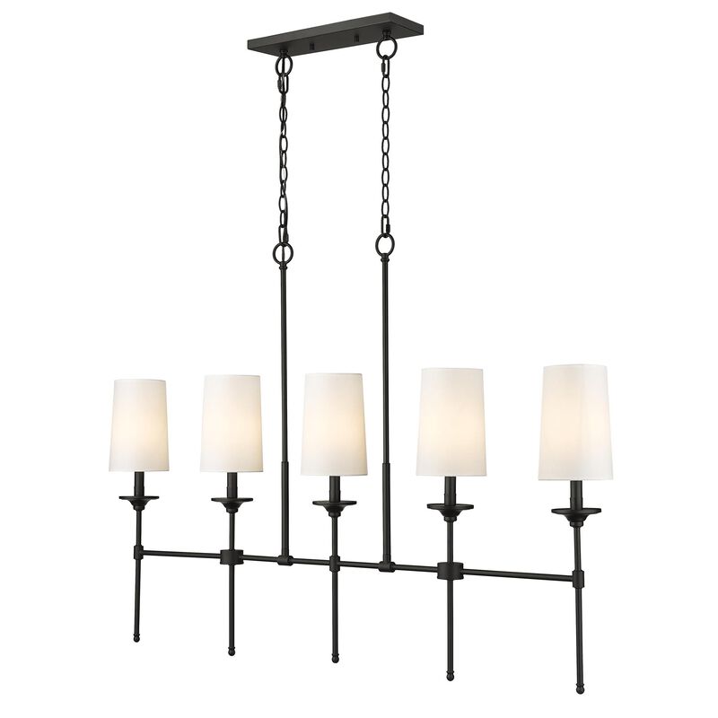 Emily 51 Inch 5 Light Linear Suspension Light by Z-Lite