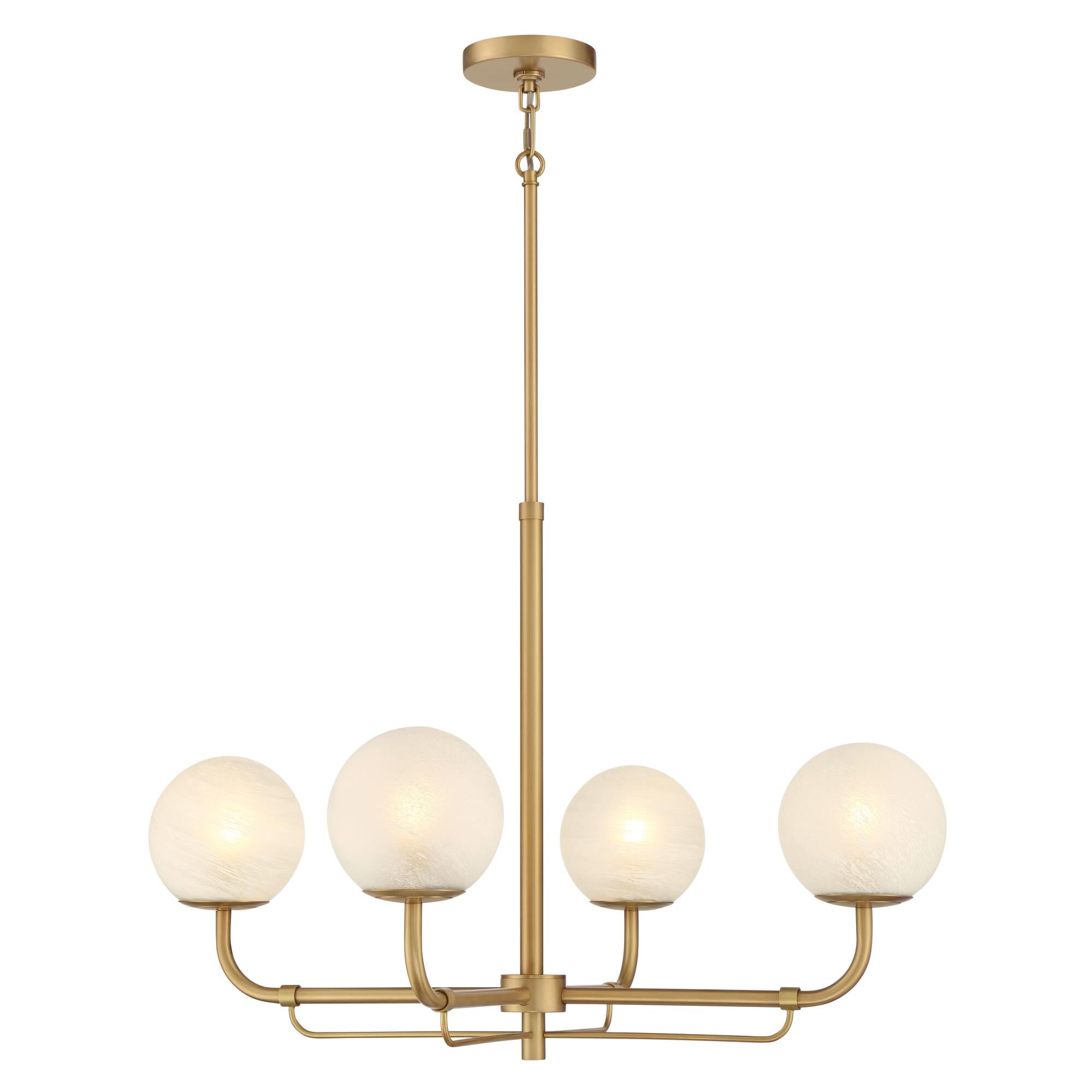 Shown in Legacy Brass finish and White glass and Etched Alabaster Glass shade