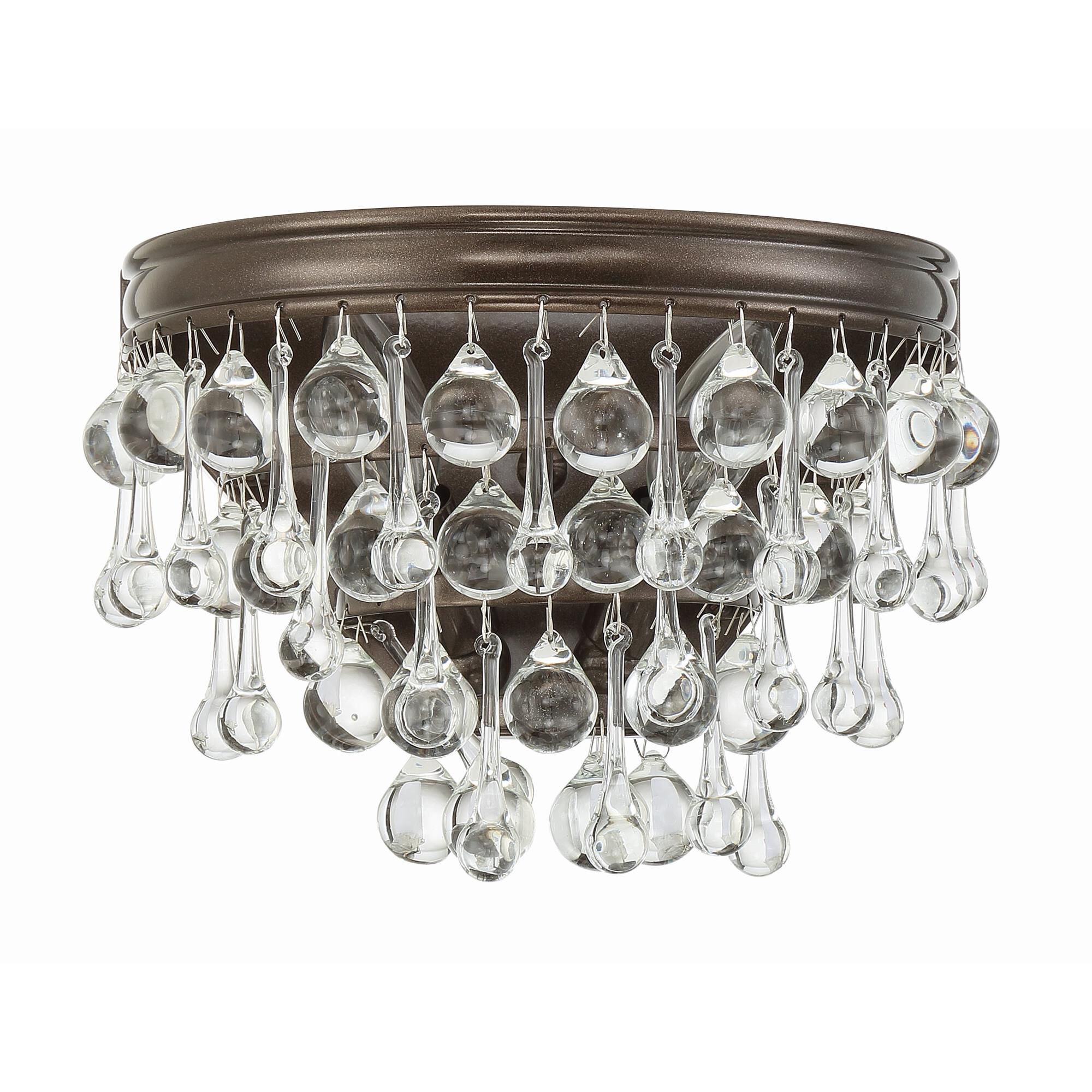 Shown in Vibrant Bronze finish and Glass Balls crystal