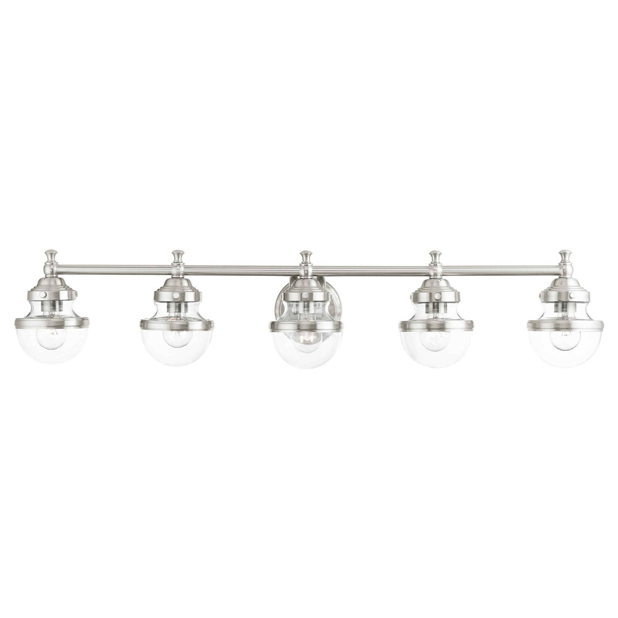 Oldwick 42 Inch 5 Light Bath Vanity Light by Livex Lighting