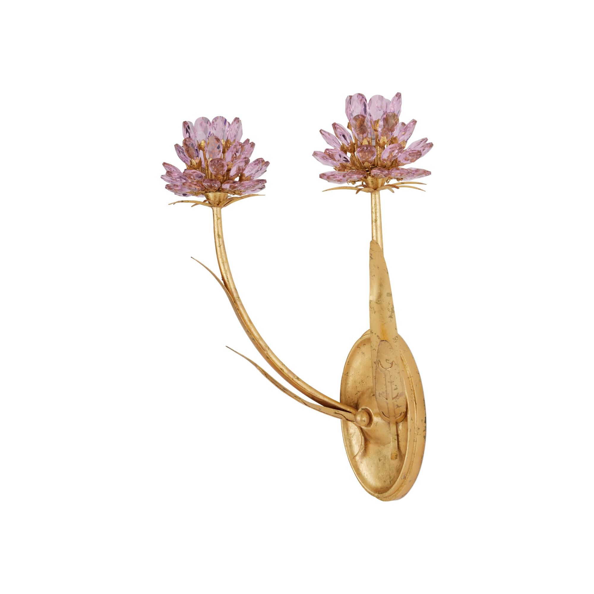 Shown in Pink and Dutch Gold Leaf finish