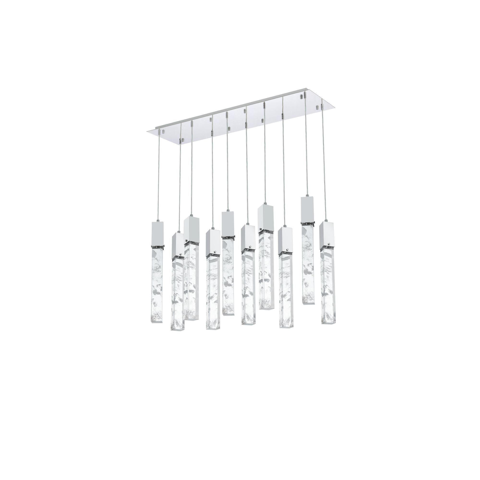 Shown in Chrome finish and Rc crystal and Clear glass