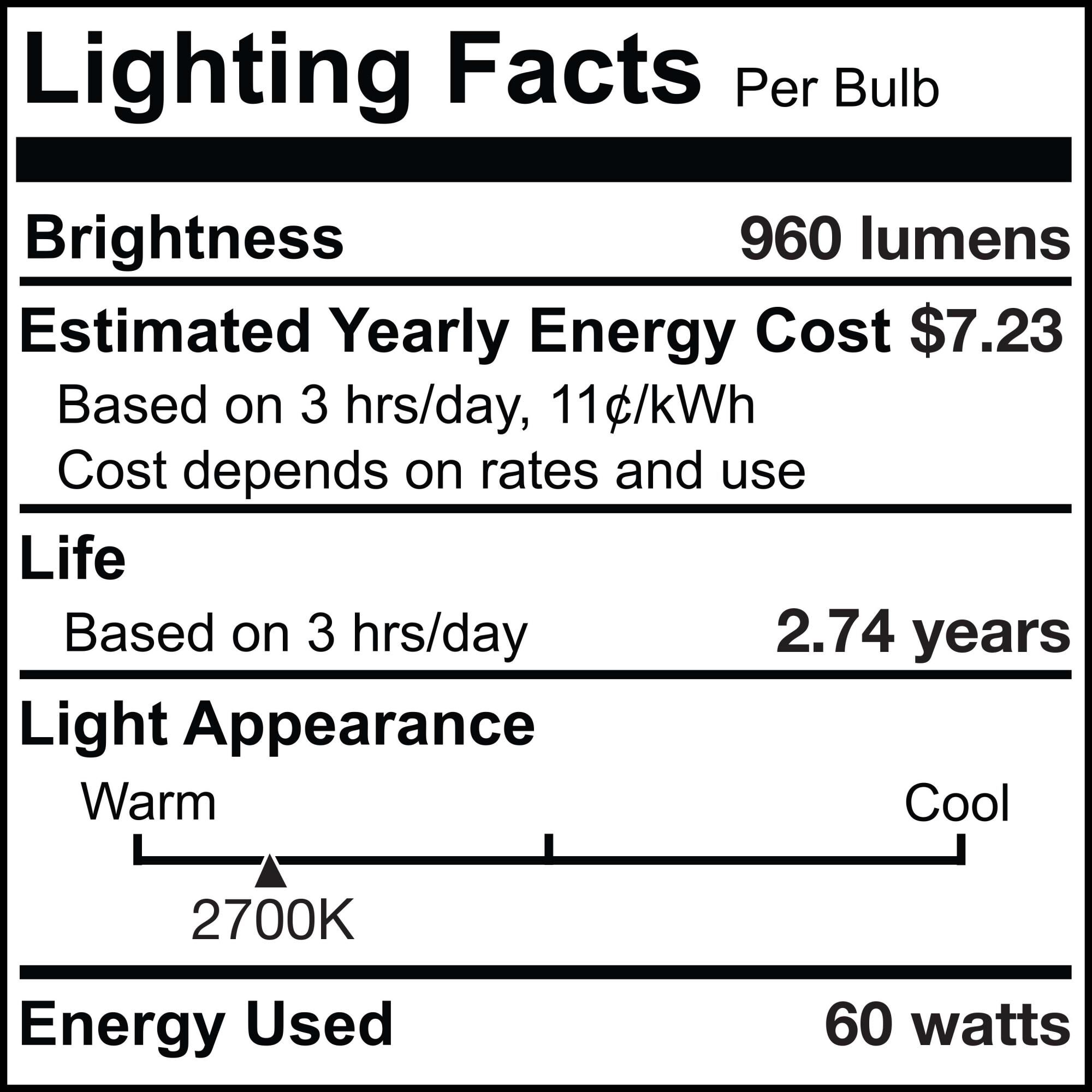 60 Watt 2700K T3 Xenon Light Bulb by Bulbrite