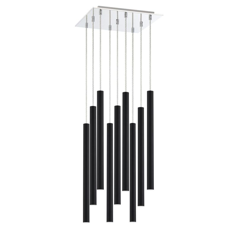 Forest 14 Inch 9 Light LED Linear Suspension Light by Z-Lite