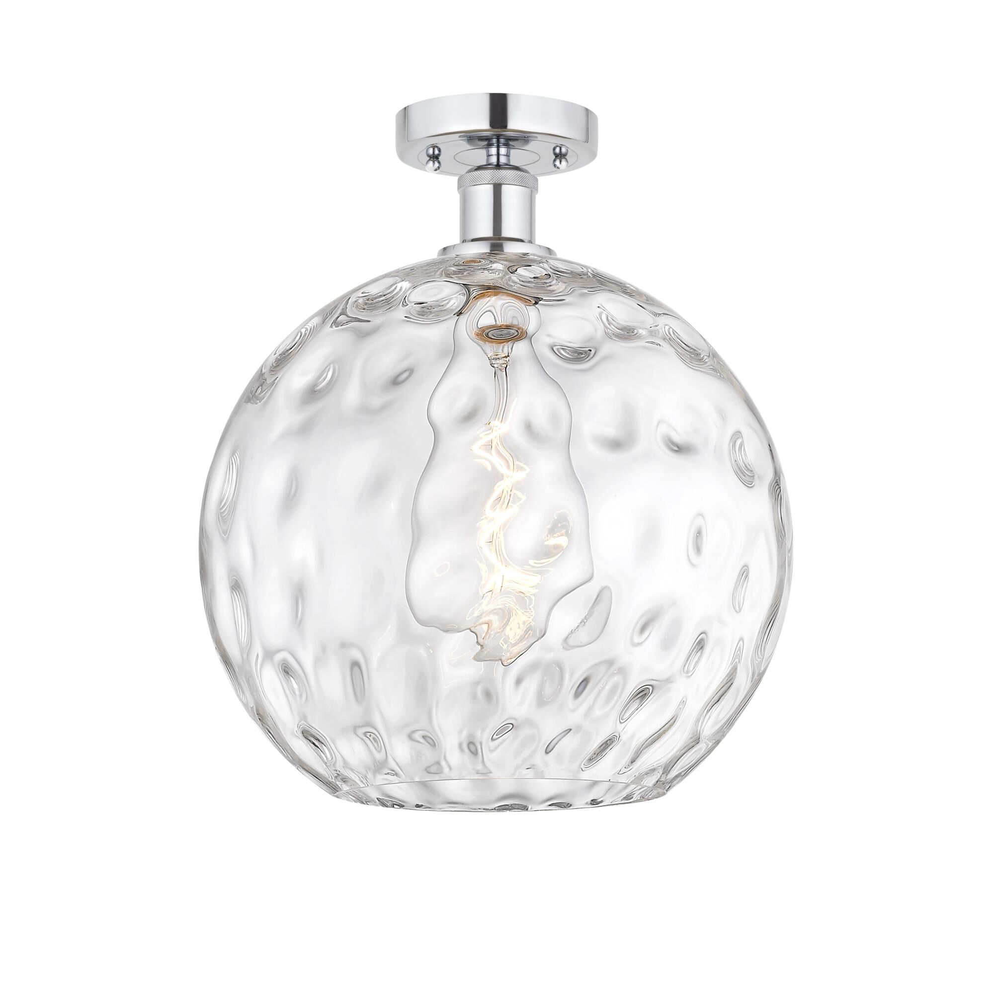 Bruno Marashlian Athens Water Glass 12 Inch 1 Light Semi Flush Mount by Innovations Lighting