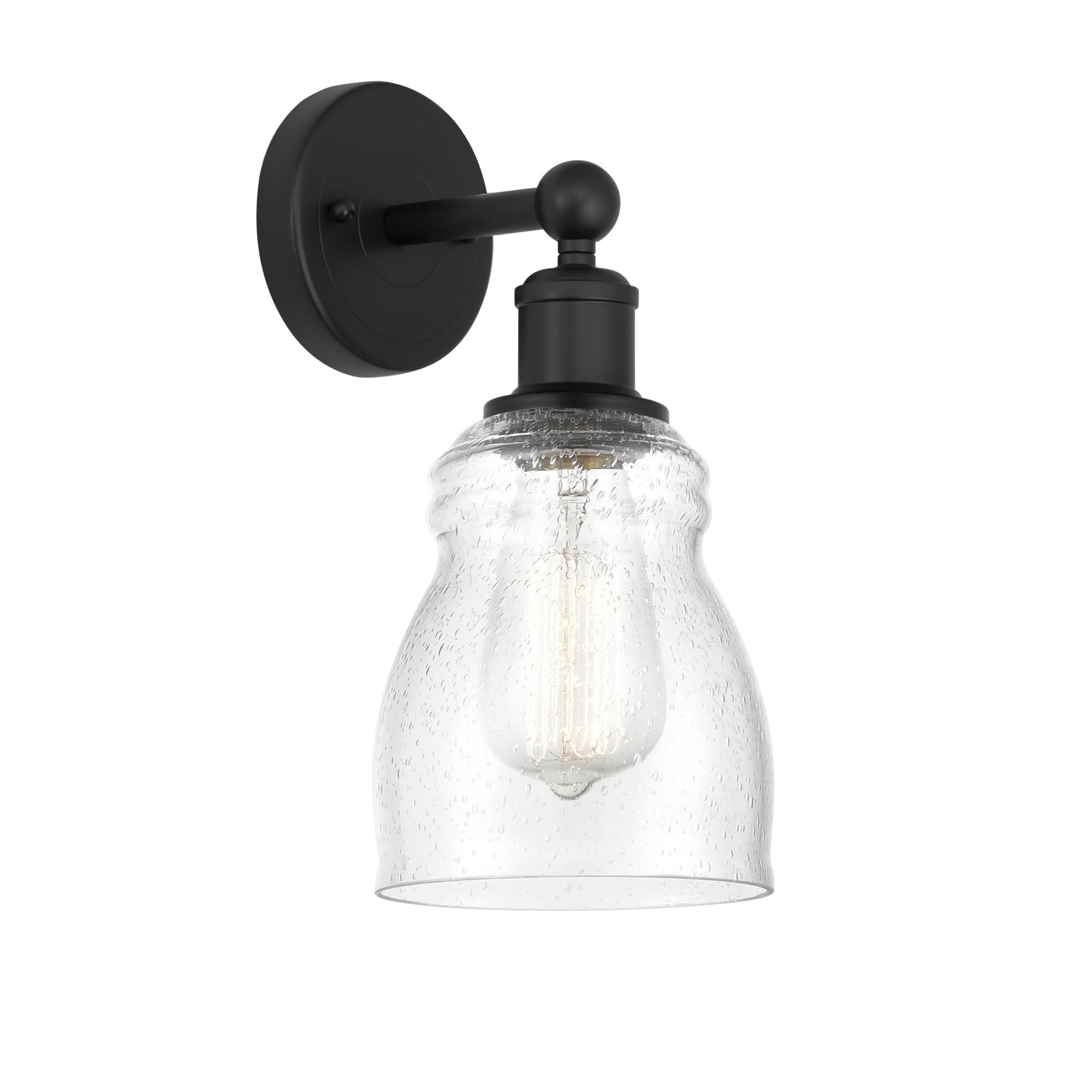 Shown in Matte Black, Seedy finish and Seedy glass and Seedy Glass shade