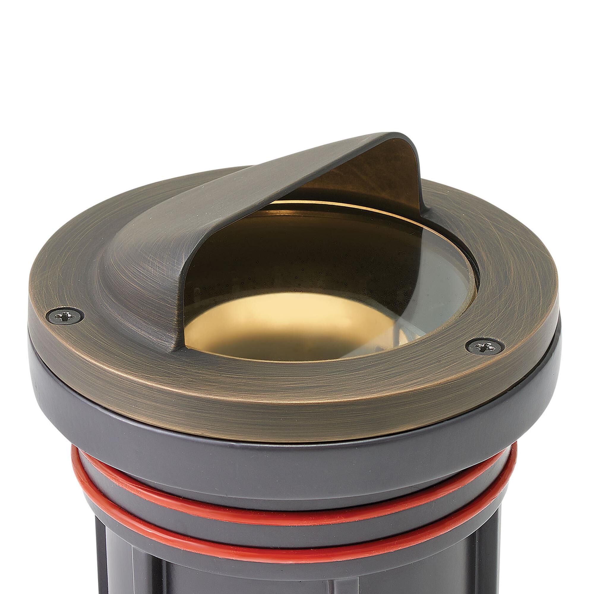 Shown in Matte Bronze finish and Clear Lens glass