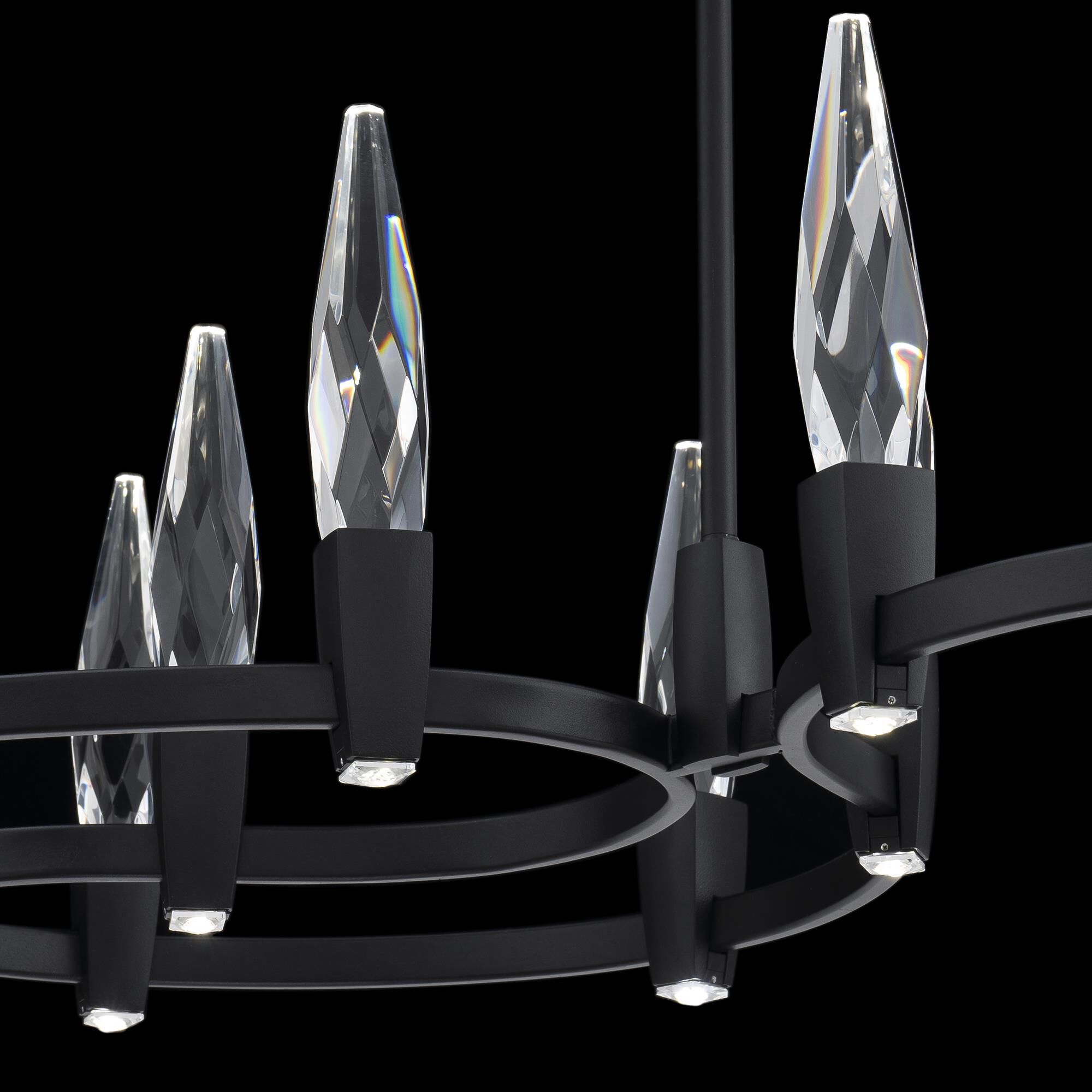 Twirl 48 Inch Linear Suspension Light by Schonbek Beyond