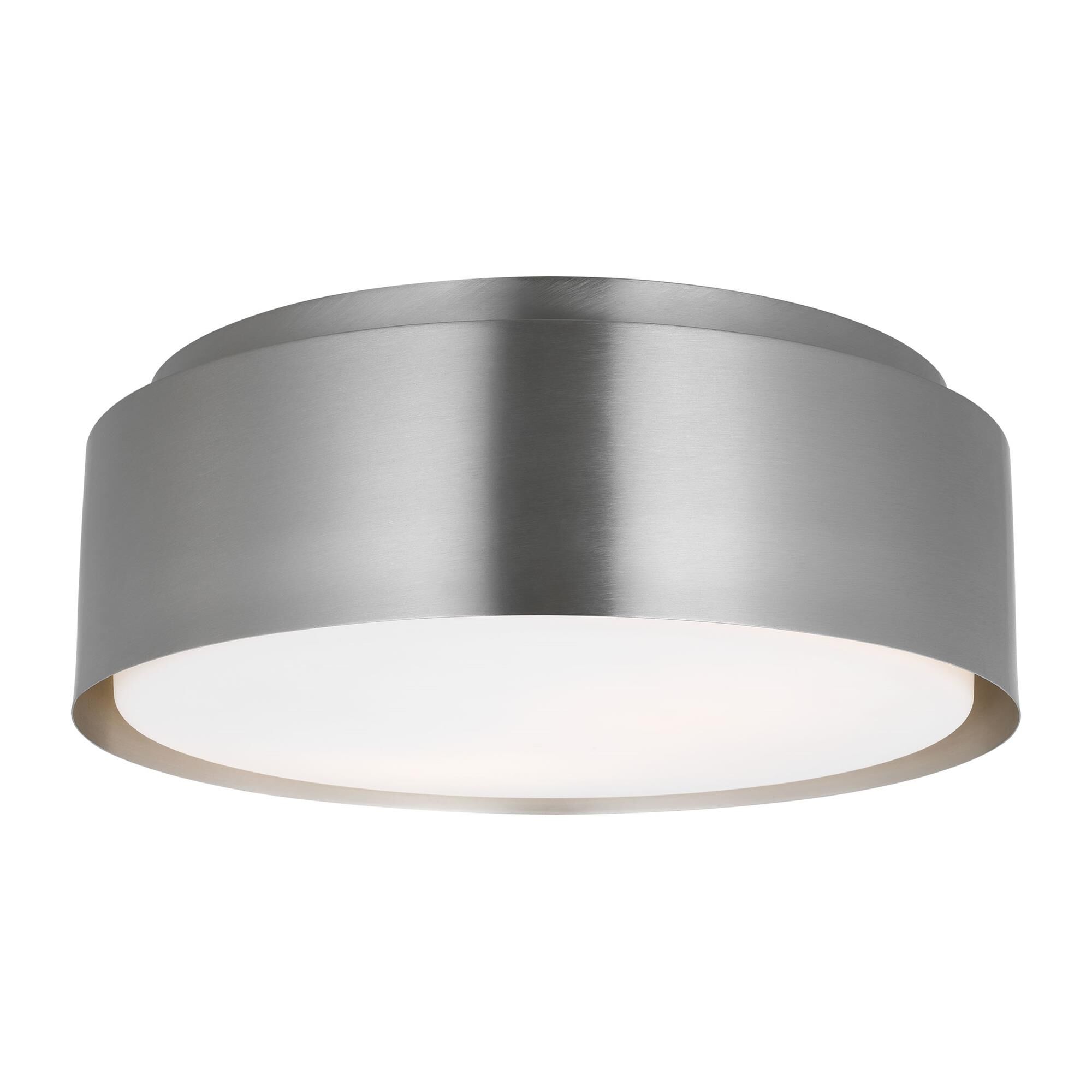 Shown in Brushed Nickel finish and Brushed Nickel shade