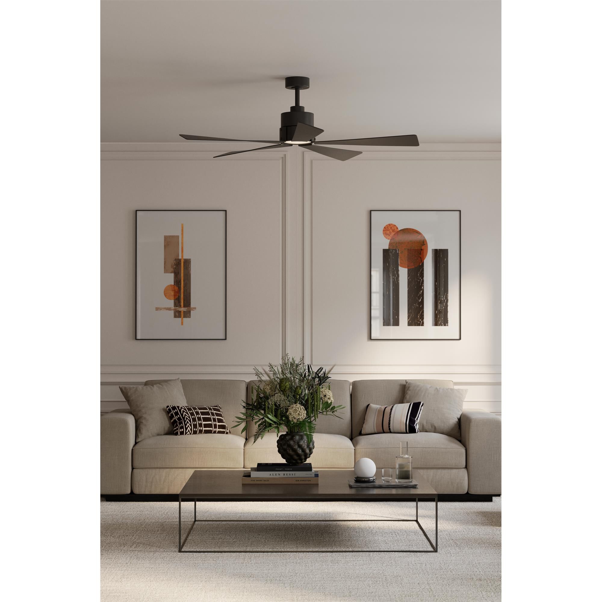 Shown in Coal finish and Etched Opal glass