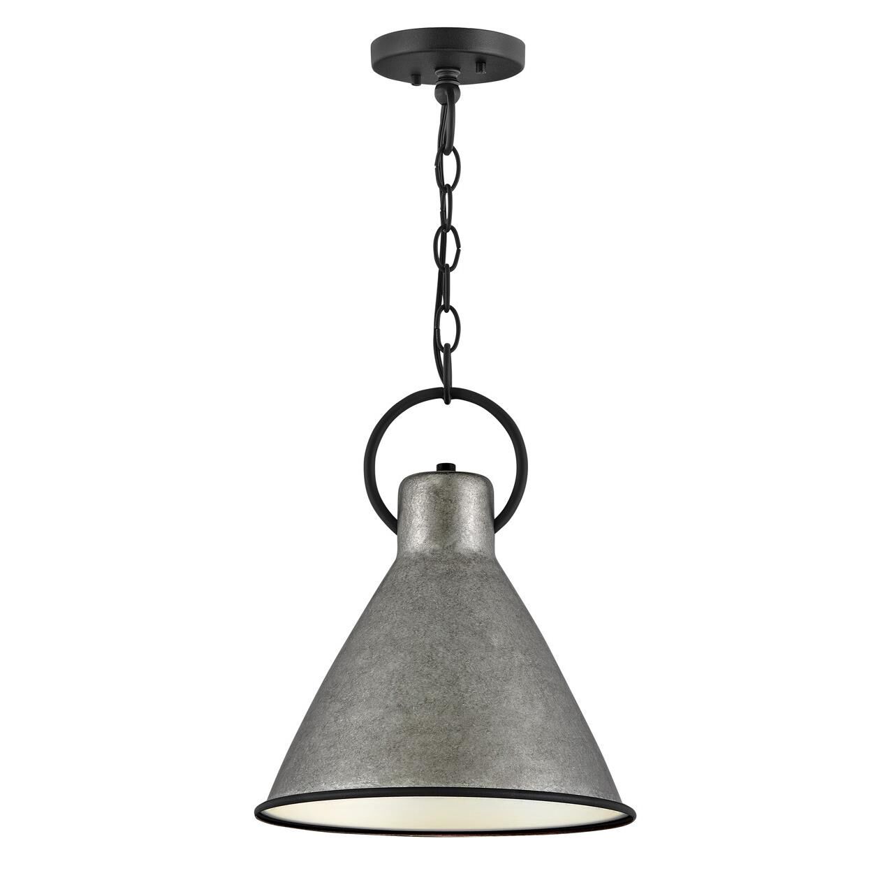 Shown in Rustic Pewter finish and Textured Black accent