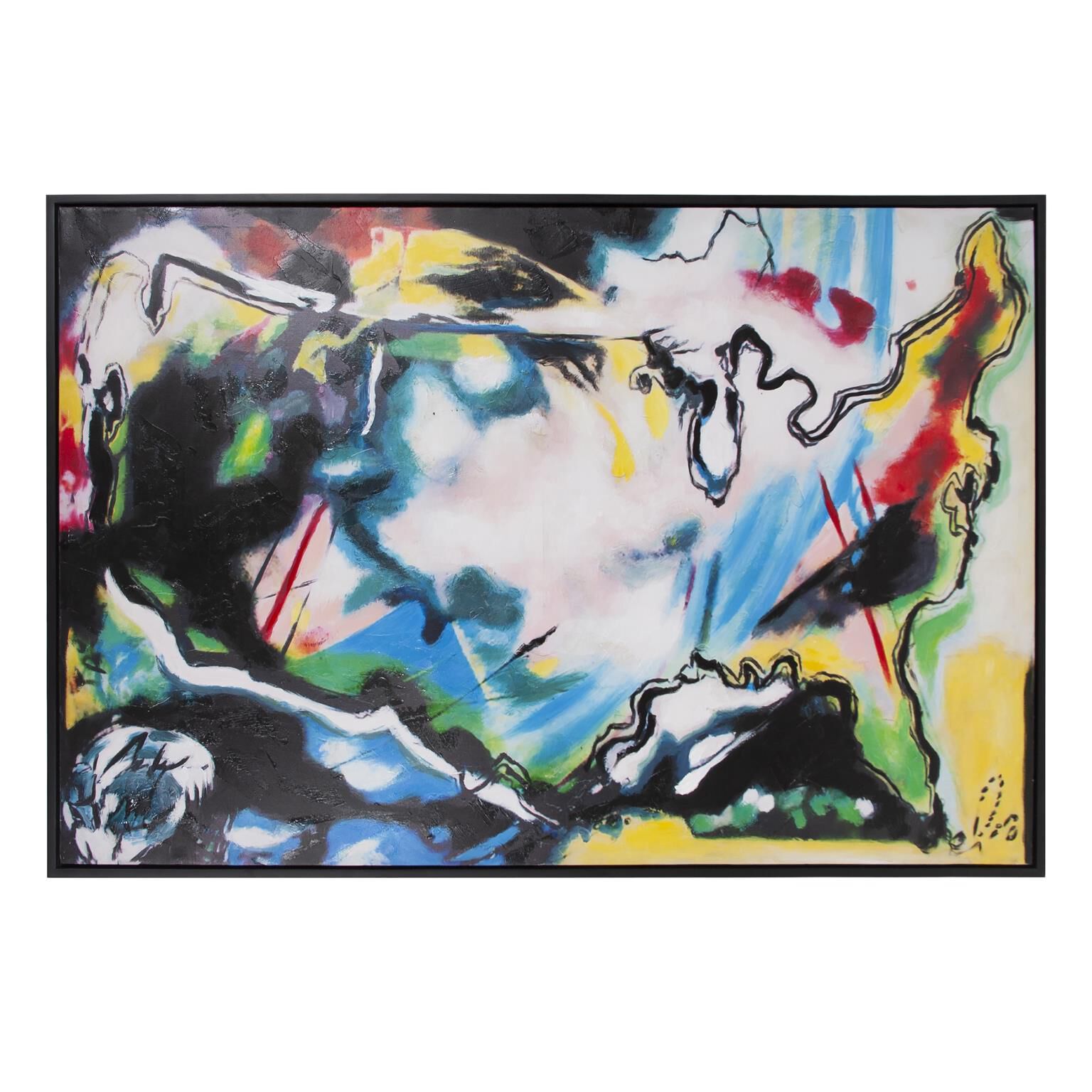 States Of Color Hand Painted Original Art Painting by Howard Elliott Collection