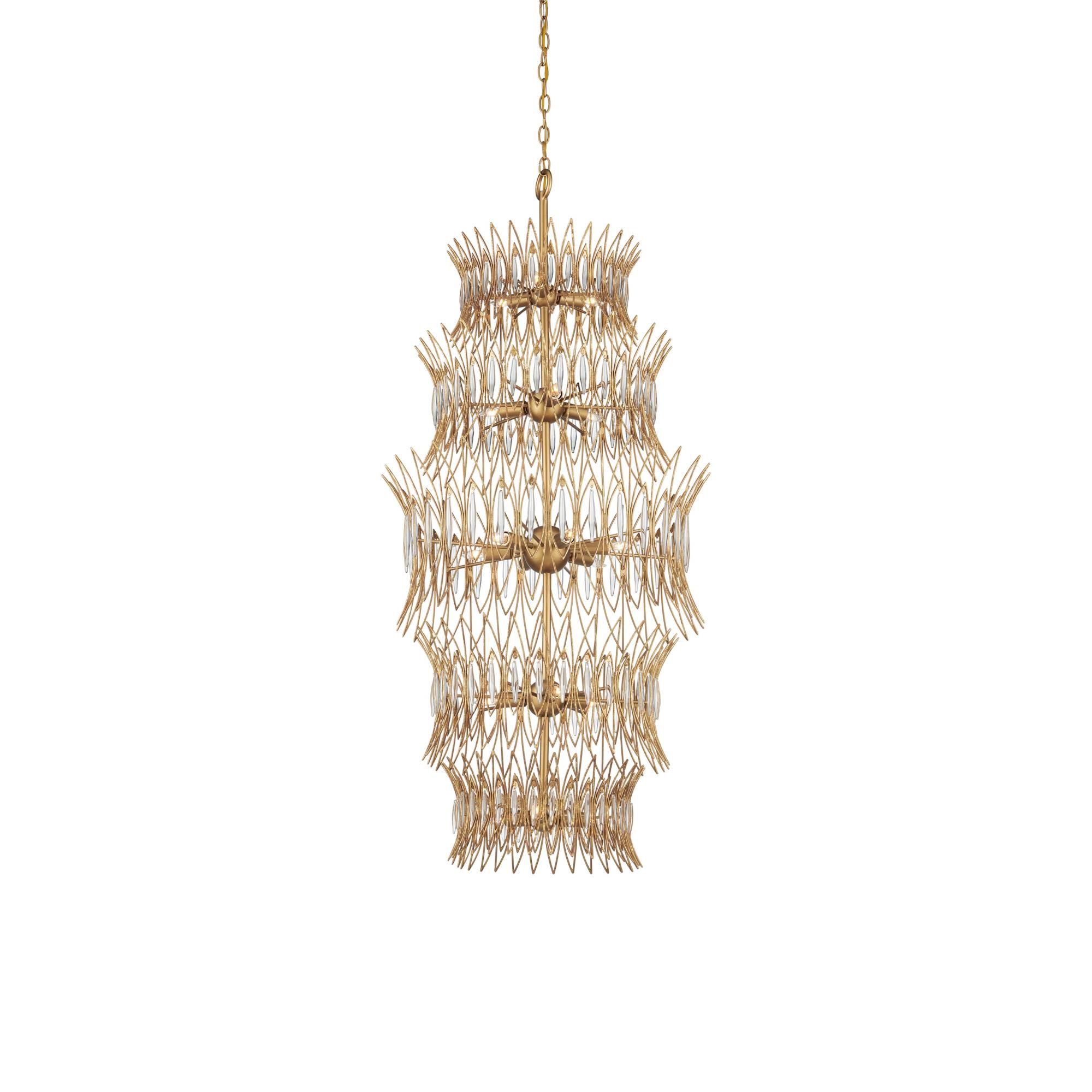 Marquise 24 Inch Chandelier by Currey and Company