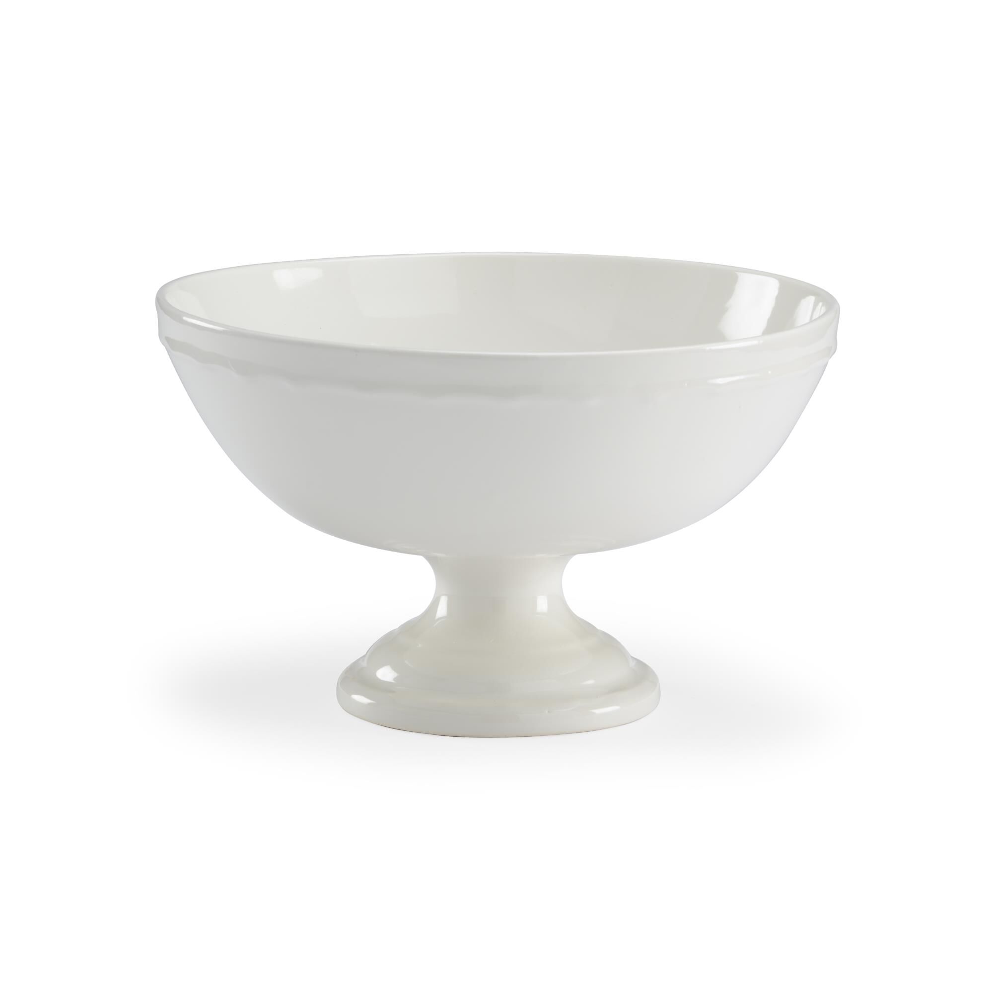 PEDESTAL CENTERPIECE - WHITE Bowl by Chelsea House