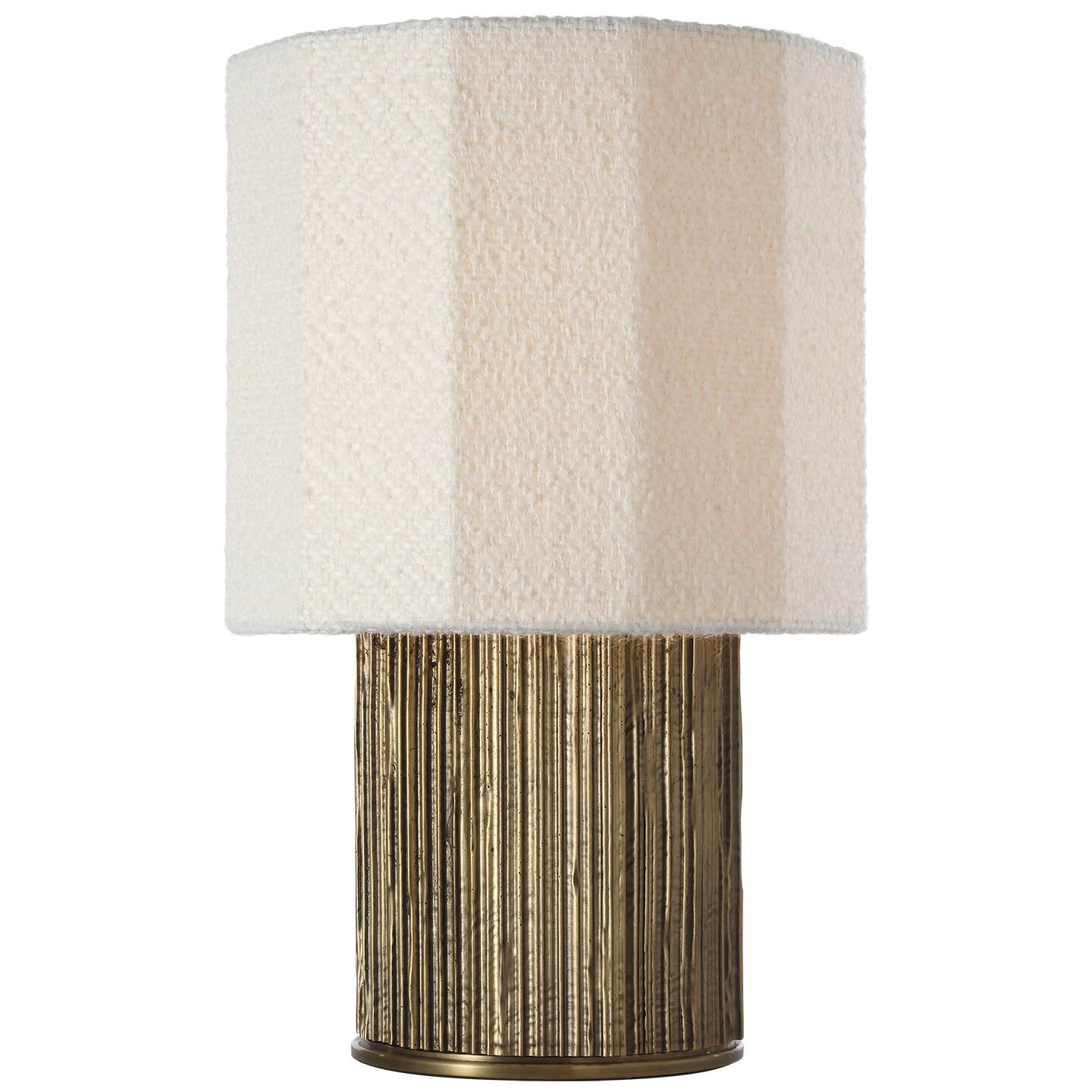 Shown in Ridged Tombac finish and Decorative Boucle shade