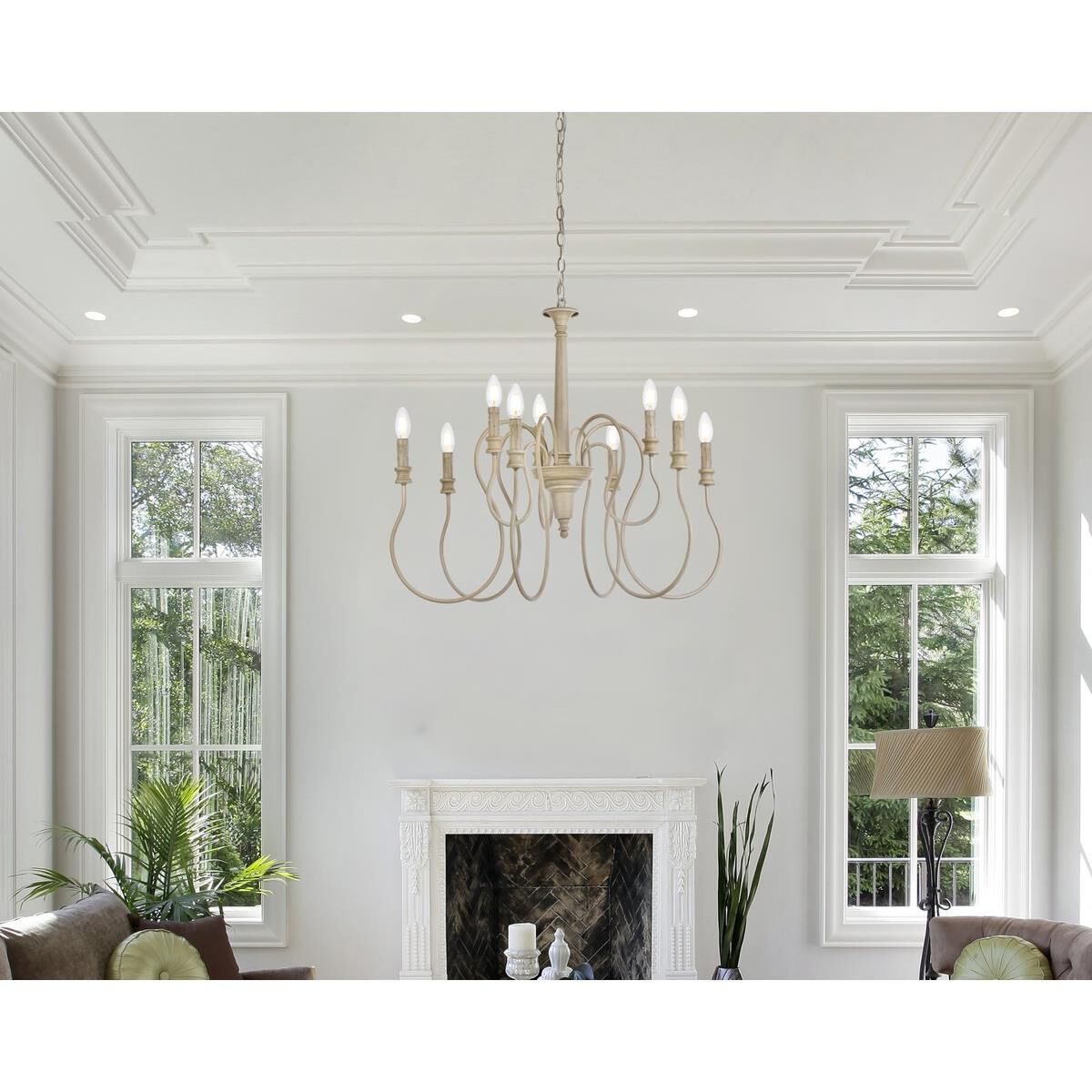 Shown in Weathered Oak finish