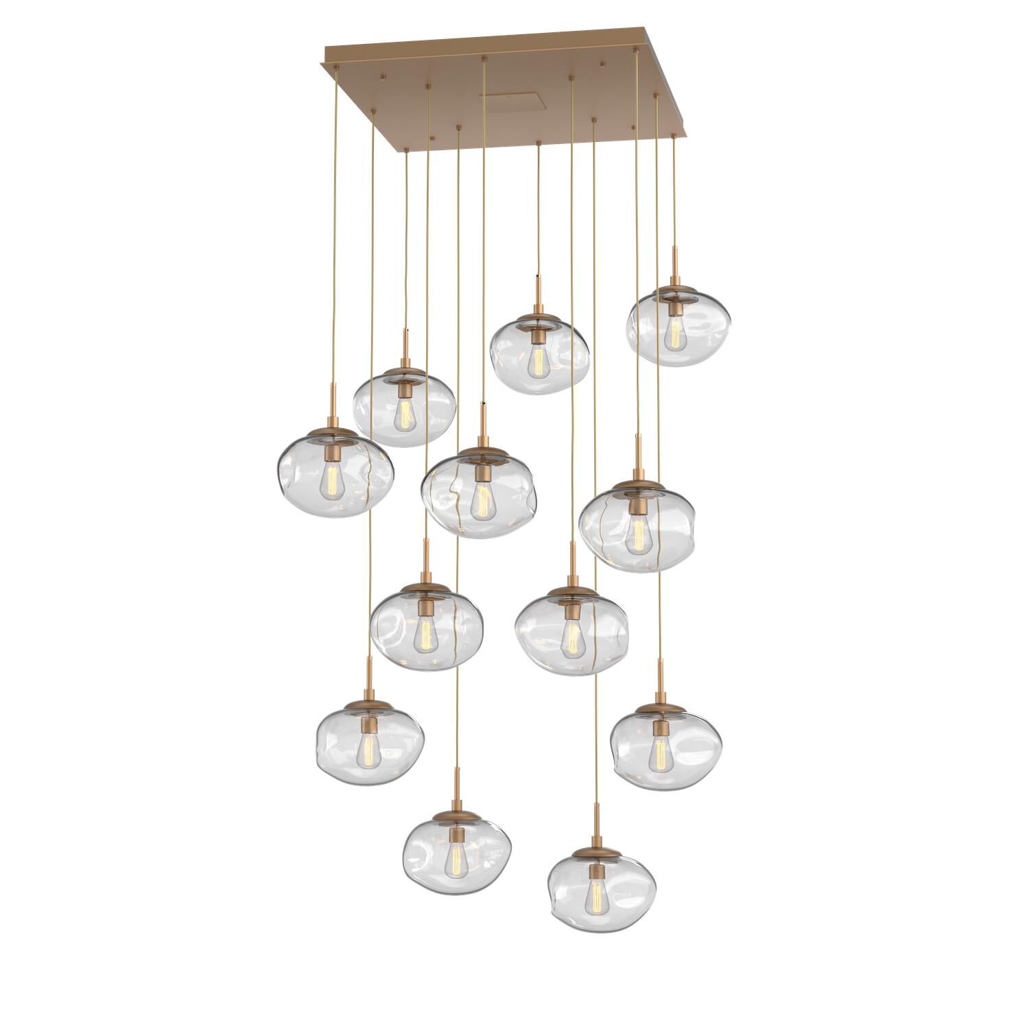 Levi Wilson Nebula 38 Inch 12 Light Multi Light Pendant by Hammerton Studio