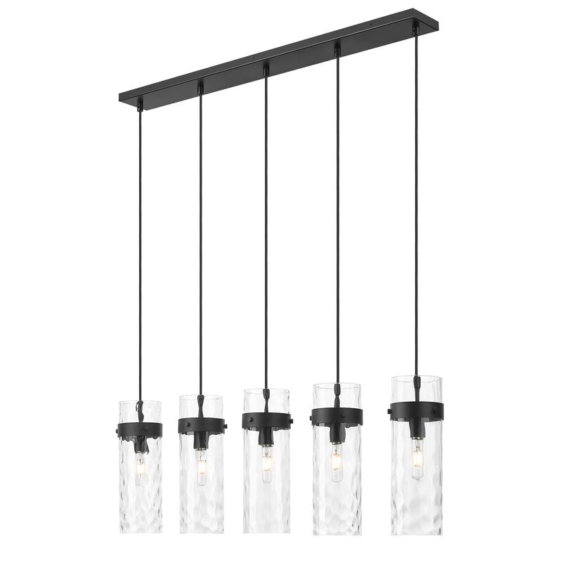 Fontaine 44 Inch 5 Light Linear Chandelier by Z-Lite