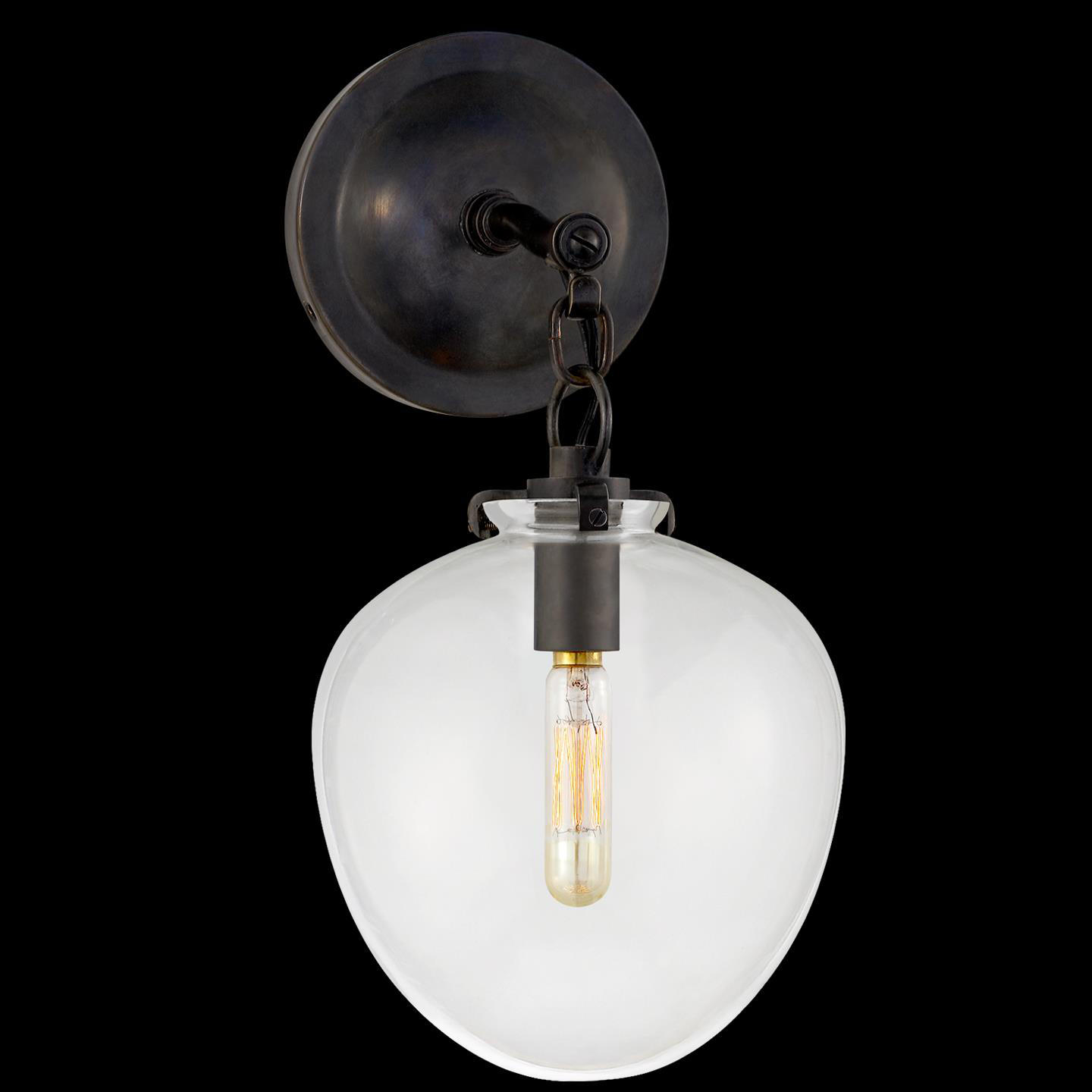 Visual Comfort Signature Collection Thomas O'Brien Katie 13 Inch Wall Sconce