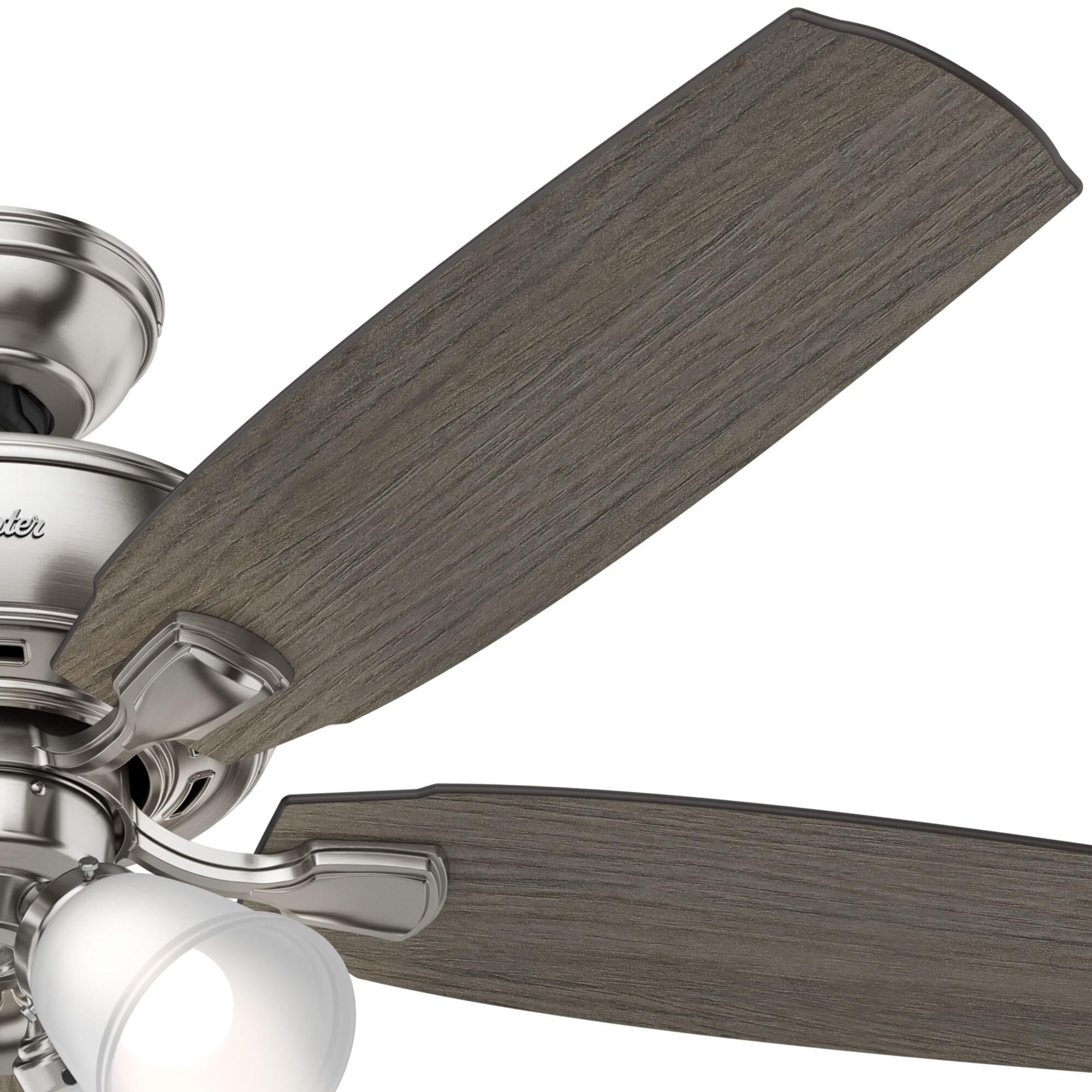 Amberlin 52 Inch Ceiling Fan with Light Kit by Hunter Fan