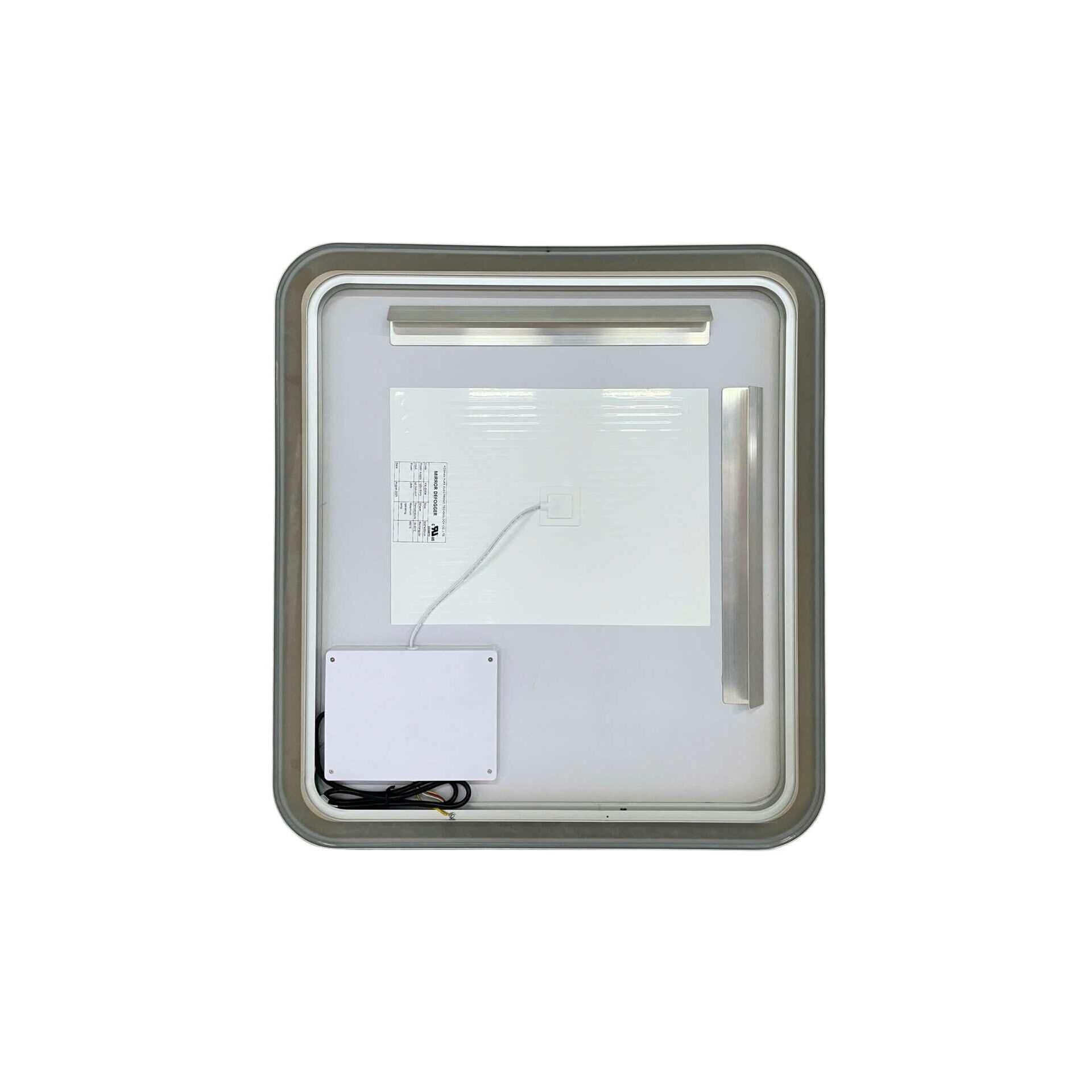 Harmoni 30 Inch Rectangular LED Lighted Mirror by Elegant Decor