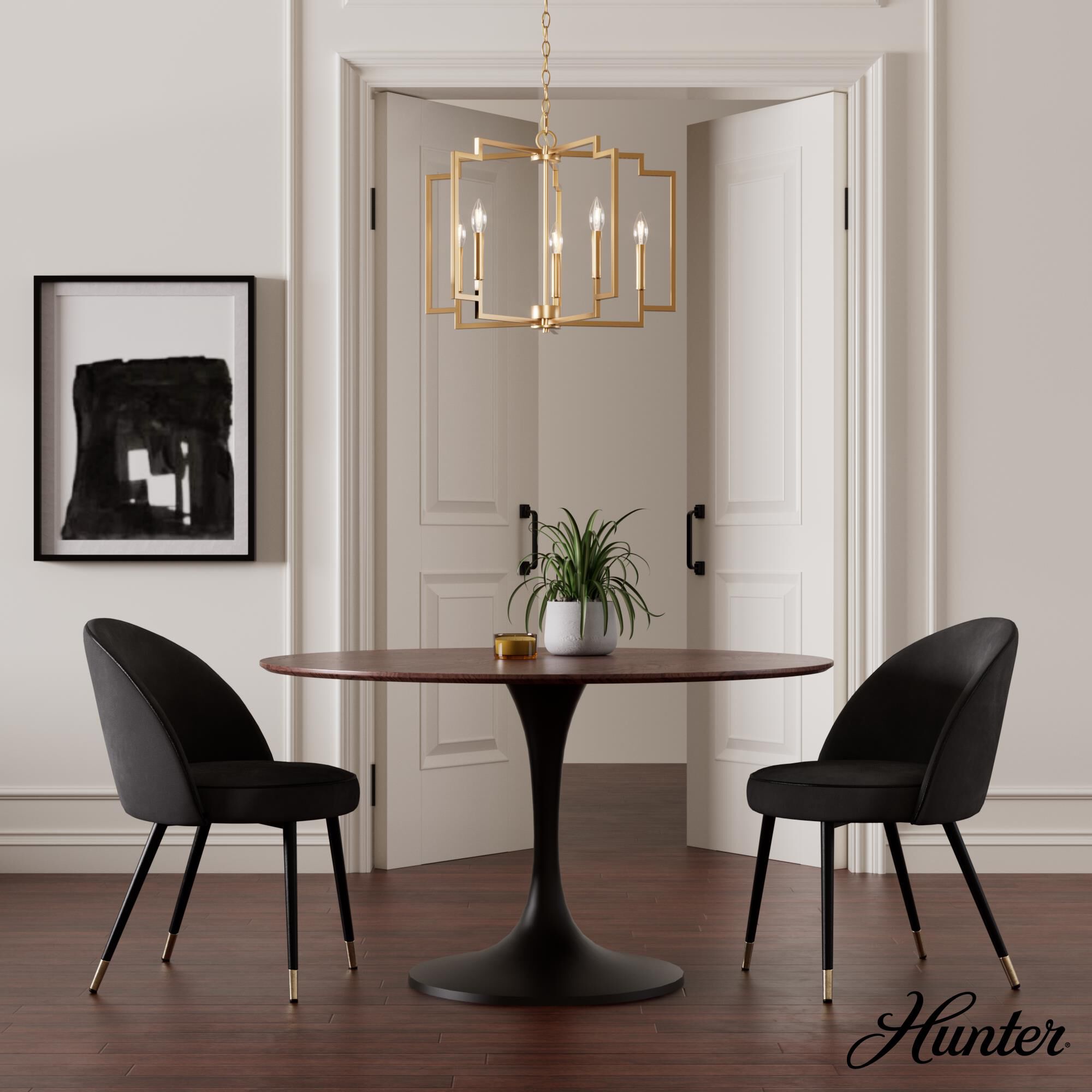 Zoanne 24 Inch Chandelier by Hunter Fan