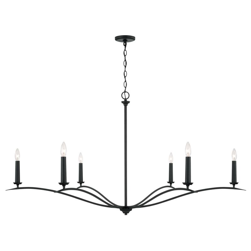 Grady 57 Inch 6 Light Chandelier by Capital Lighting Fixture Company
