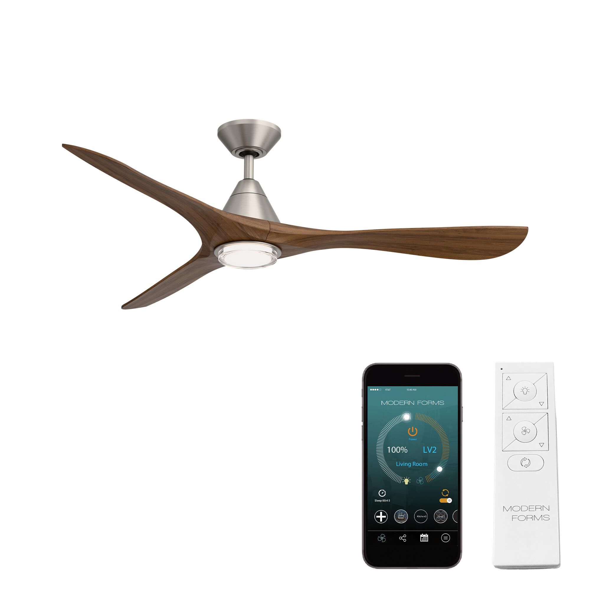 Carve 60 Inch Ceiling Fan with Light Kit by Modern Forms