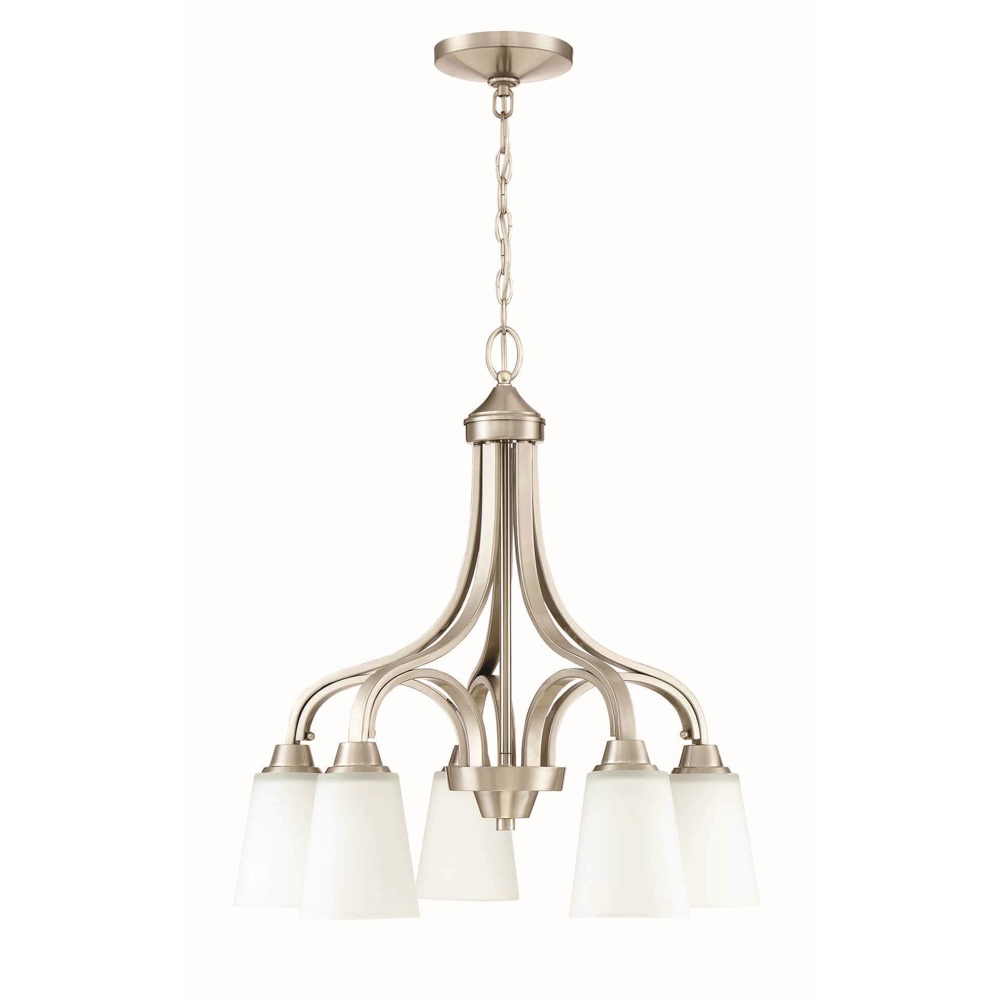 Shown in Brushed Polished Nickel finish and Yes glass and Yes shade